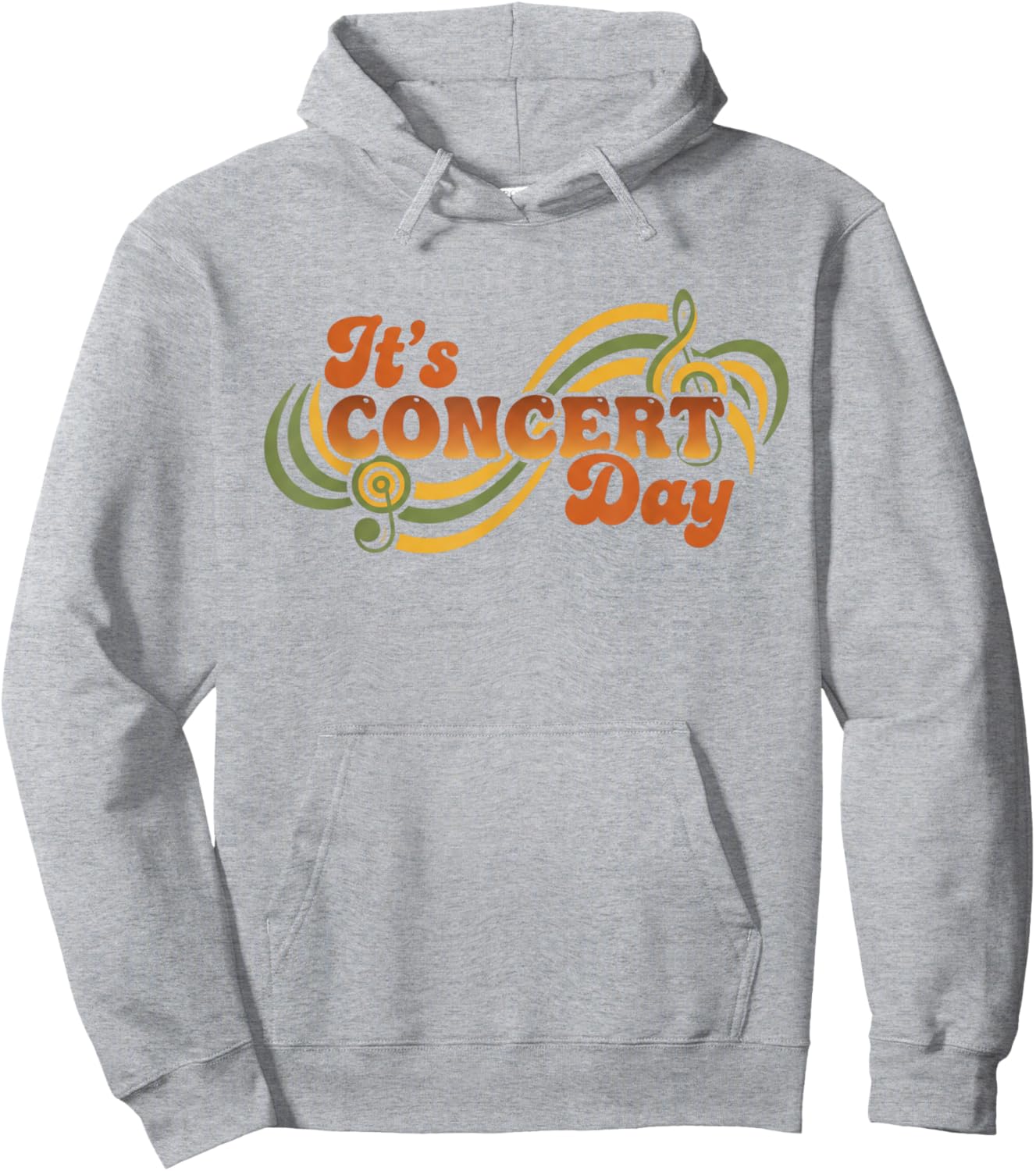Retro Concert Day Music Lover Band Festival Design Hoodie - Hoodie | Ash