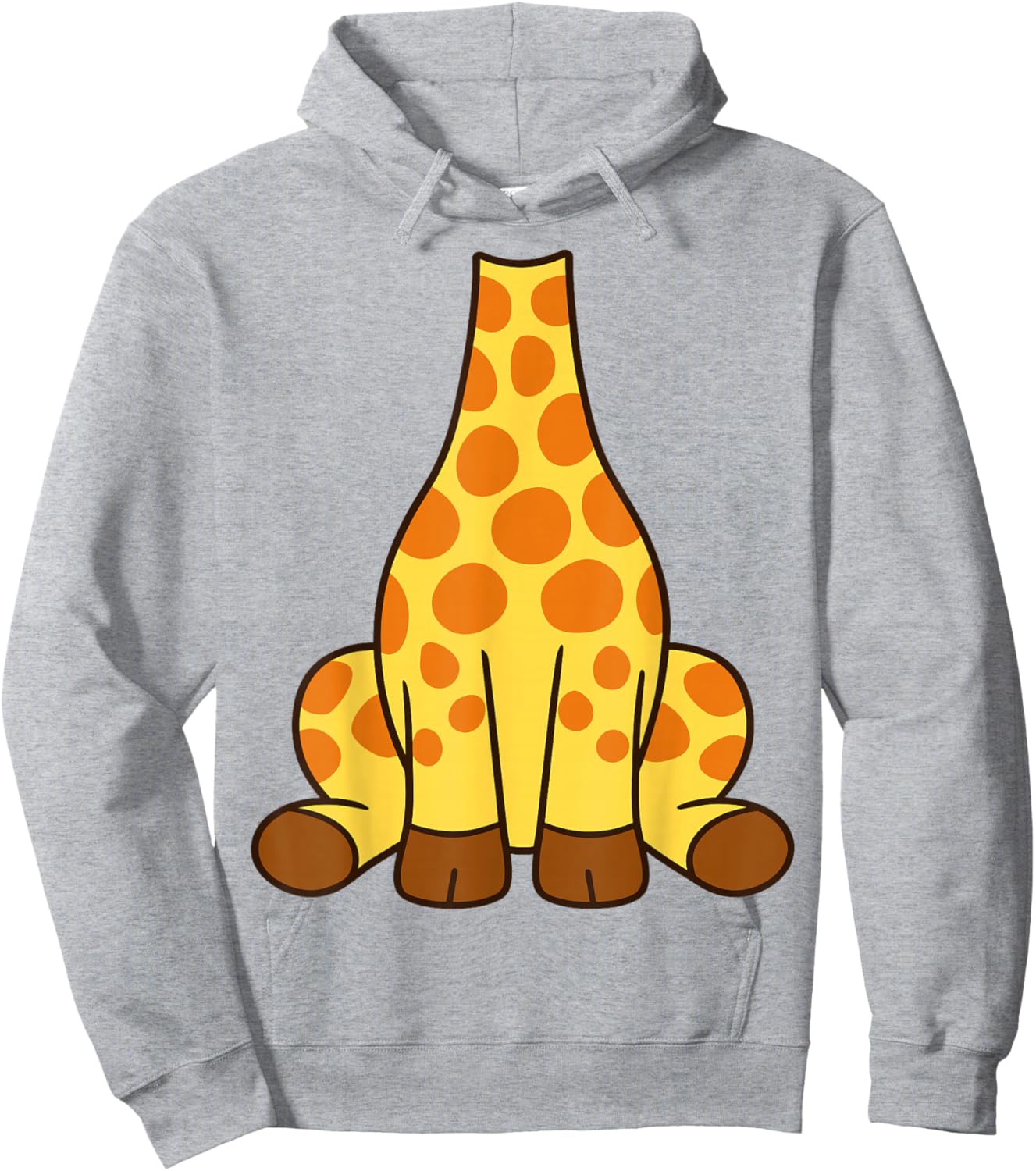 Giraffe Shirt Adult Men Women Kids Yellow Giraffe Costume Hoodie - Hoodie | Ash
