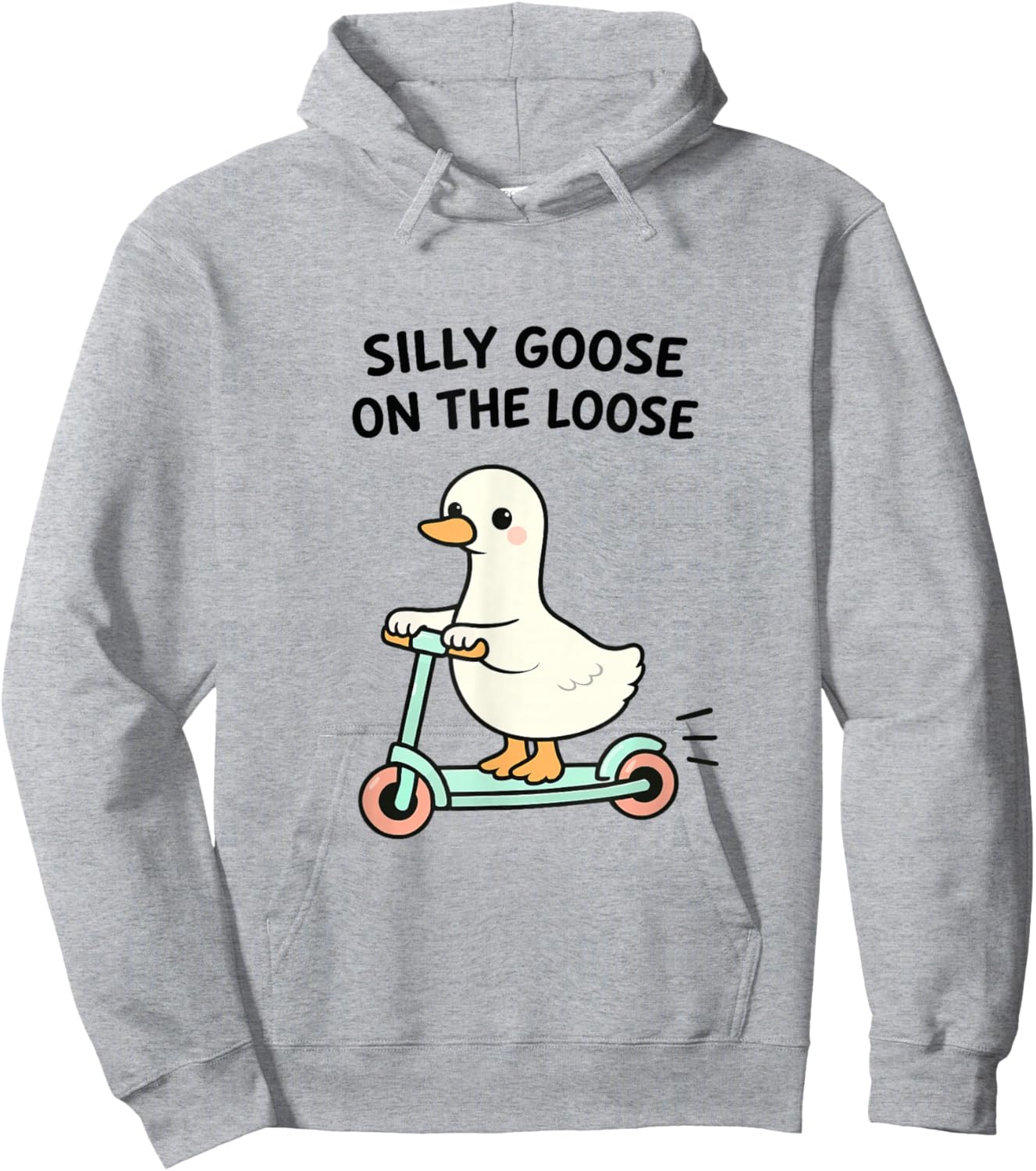 Silly Goose on The Loose Meme Kawaii Funny Girls Women Hoodie - Hoodie | Ash