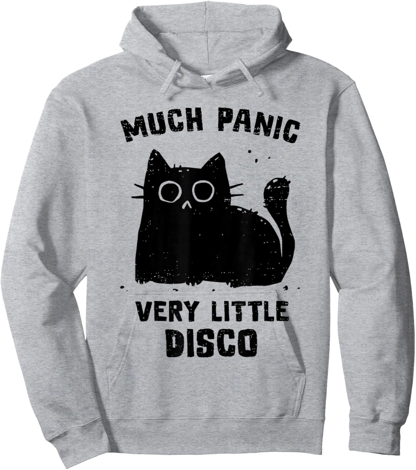 Much Panic Very Little Disco Funny Cat Japanese Hoodie - Hoodie | Ash