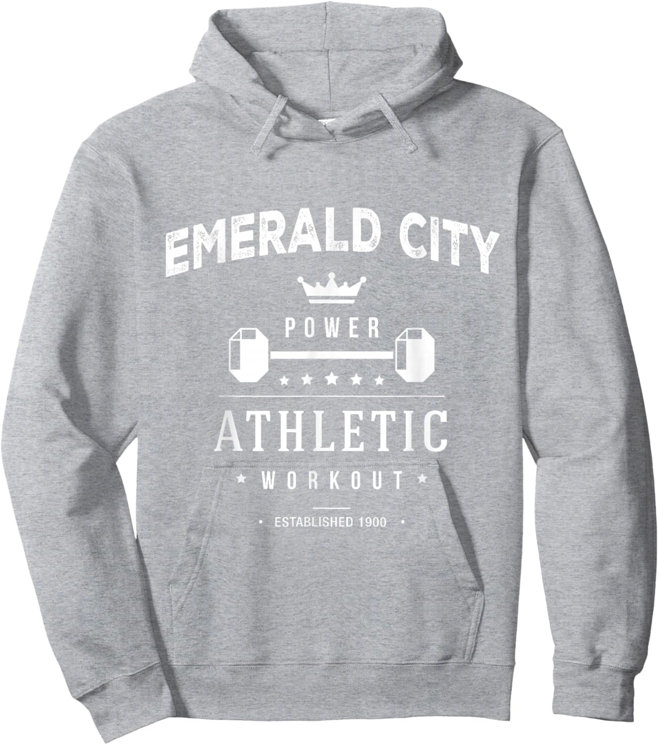 Wizard of Oz Emerald City Athletic Workout Costume Halloween Hoodie - Hoodie | Ash