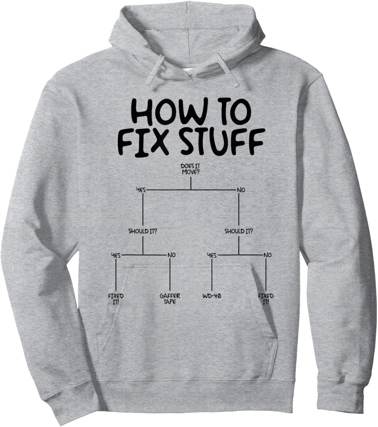 T-Shirt Hoodie - Hoodie | Ash