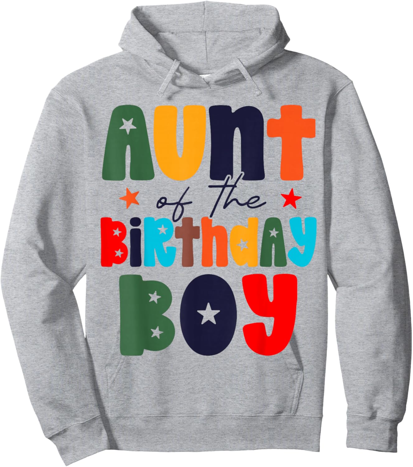 Aunt of The Birthday Boy Matching Family Birthday Party Hoodie - Hoodie | Ash