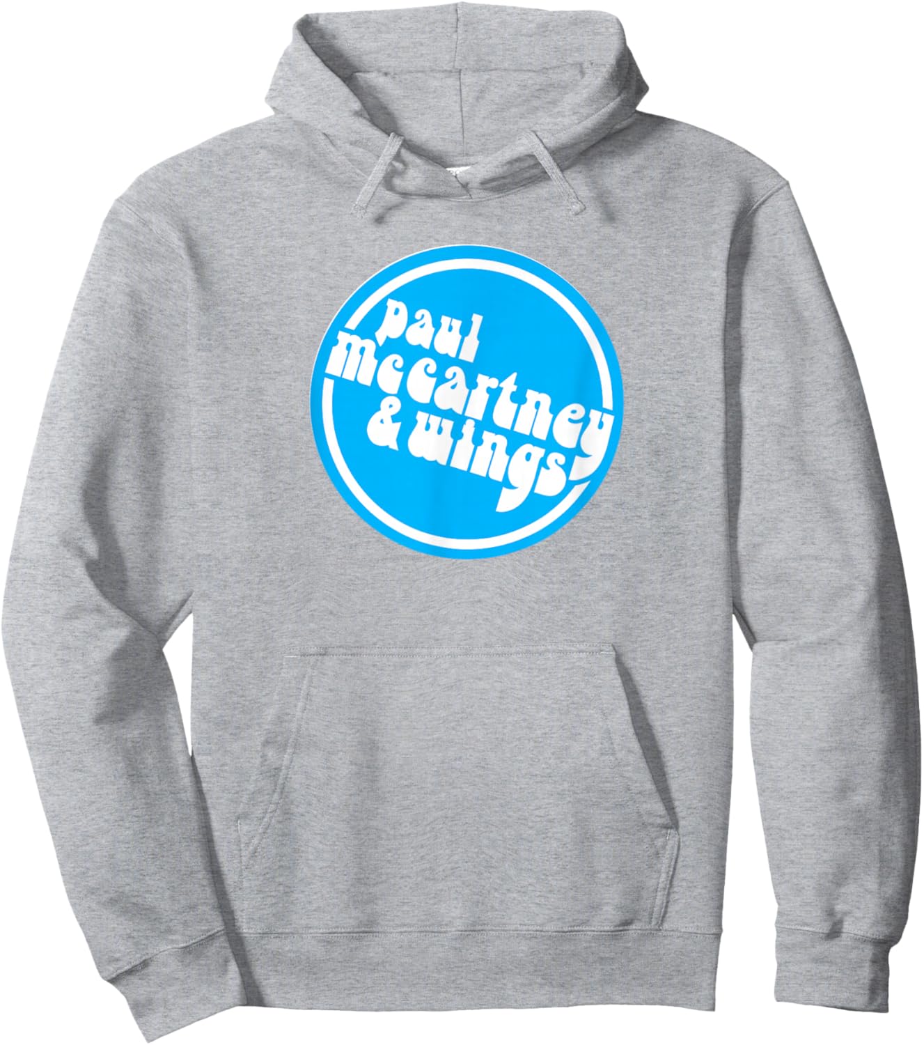 Official Paul McCartney & Wings Circle Logo Hoodie - Hoodie | Ash