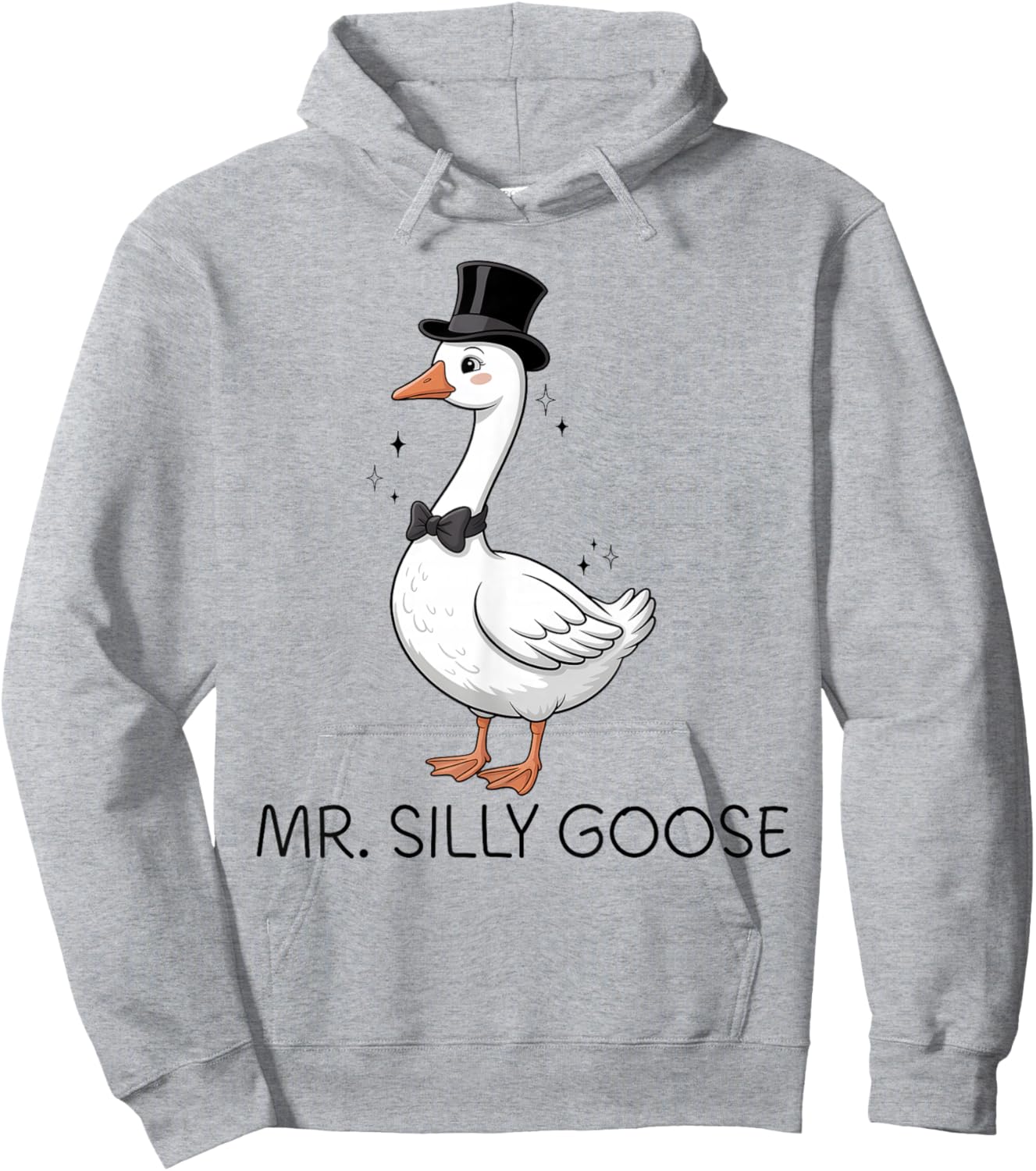 Mr. Silly Goose Groom Funny Wedding Engagement Couple Hoodie - Hoodie | Ash