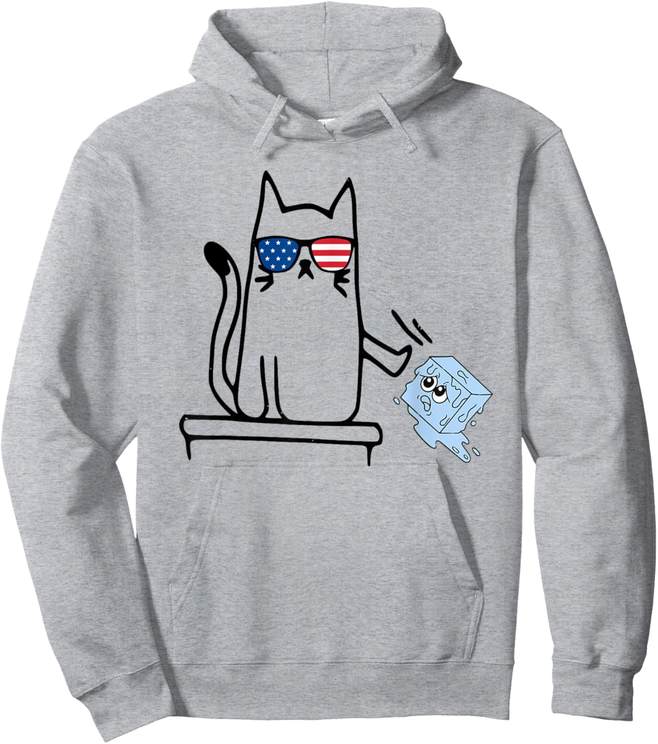 Anti ICE Out Now Cat Abolish Protest Resist Funny Hoodie - Hoodie | Ash