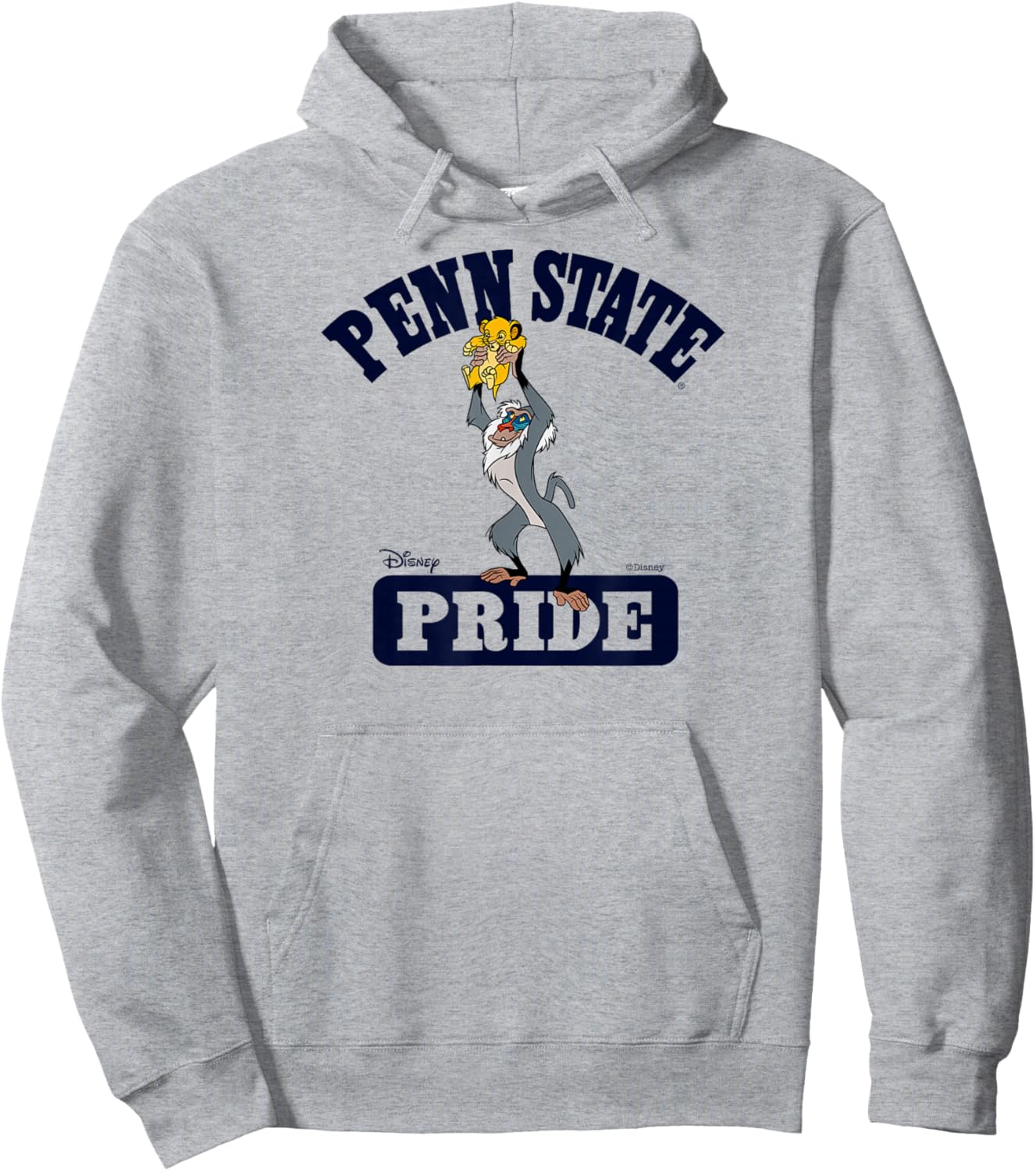Penn State Nittany Lions Lion King Pride Gray Hoodie - Hoodie | Ash