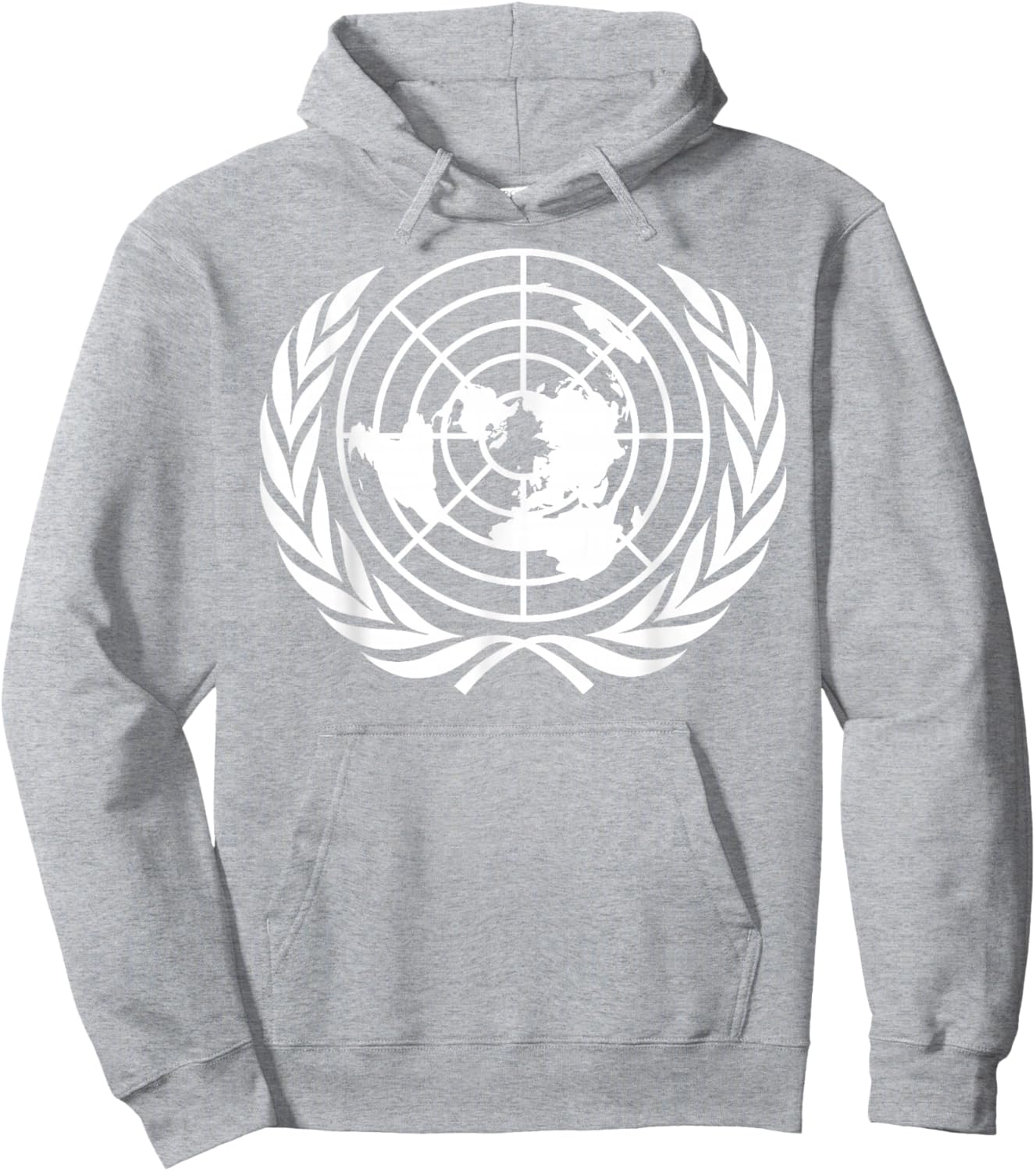 United Nations Flag Hoodie - Hoodie | Ash