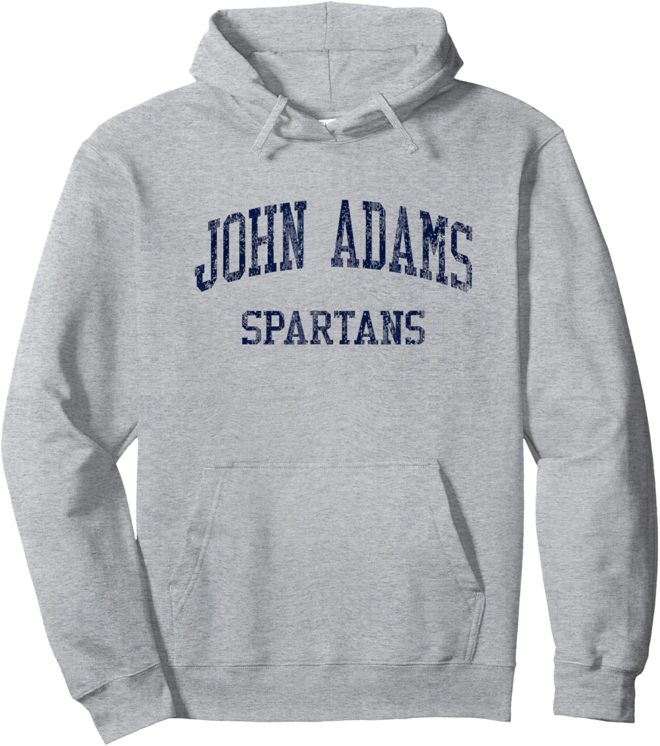 John Adams High School HS Ozone Park NY Vintage Sports Hoodie - Hoodie | Ash
