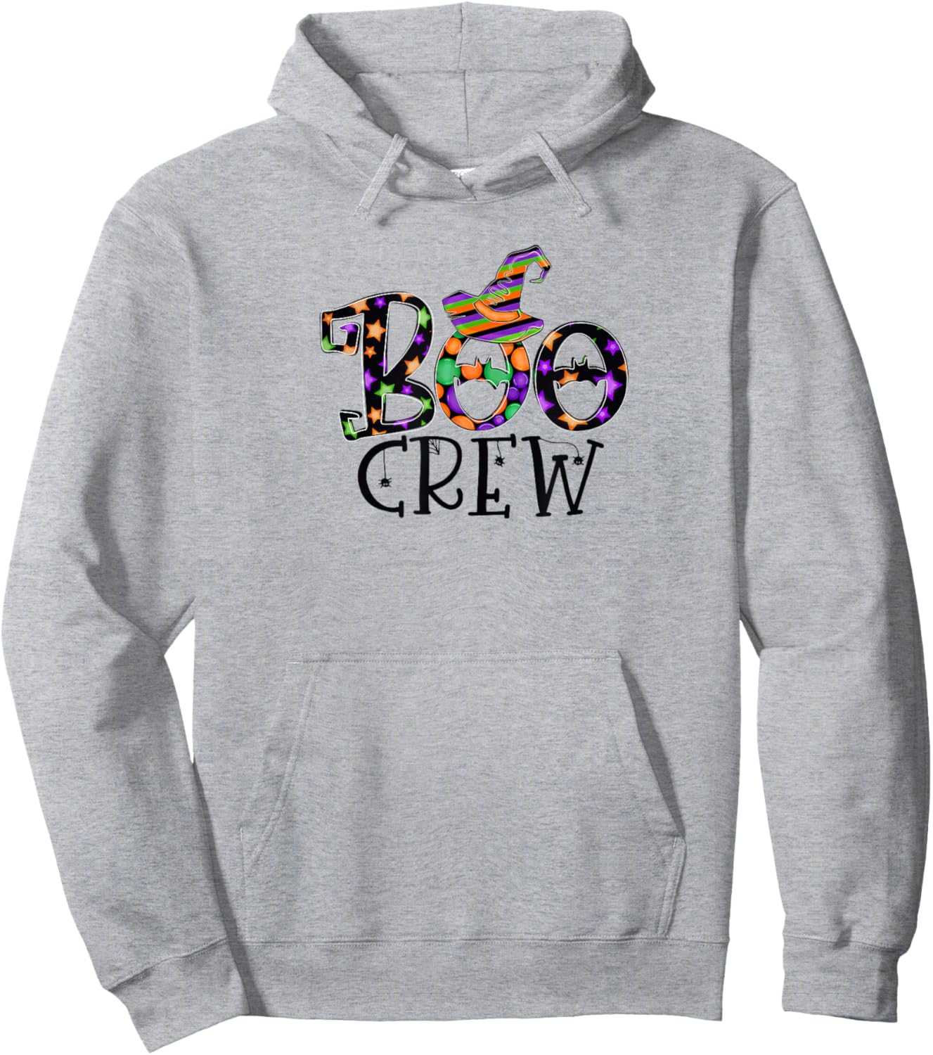 Boo Crew Halloween Hoodie - Hoodie | Ash