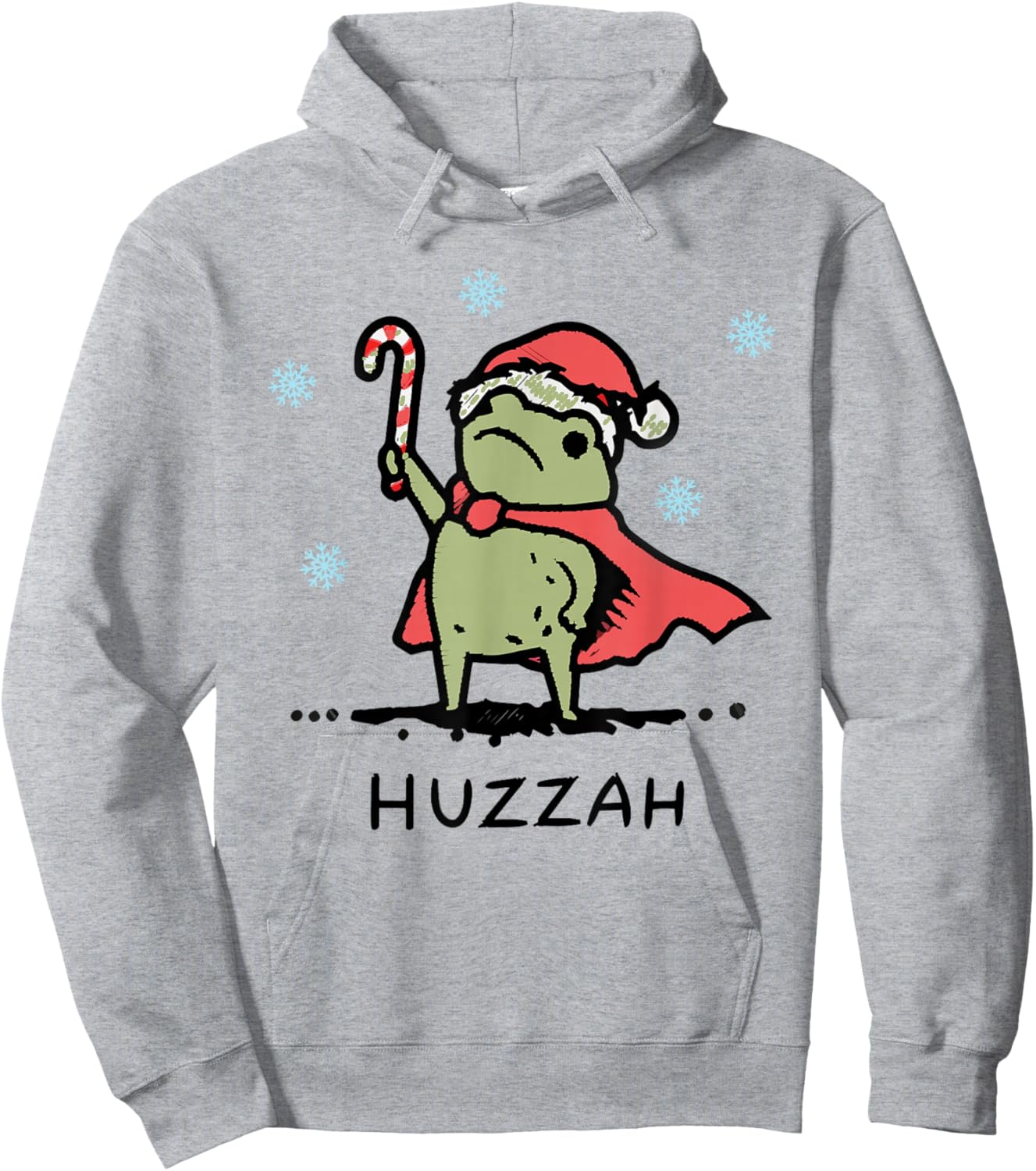 Frog Huzzah Frog Knight Funny Sword Meme Quote Christmas Hoodie - Hoodie | Ash