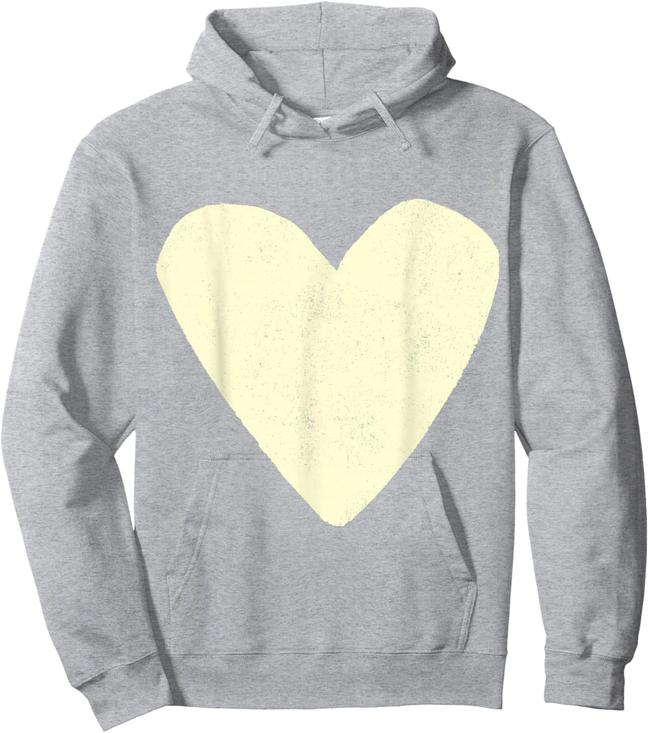 Love Heart Cream Beige Color Mustard Hoodie - Hoodie | Ash
