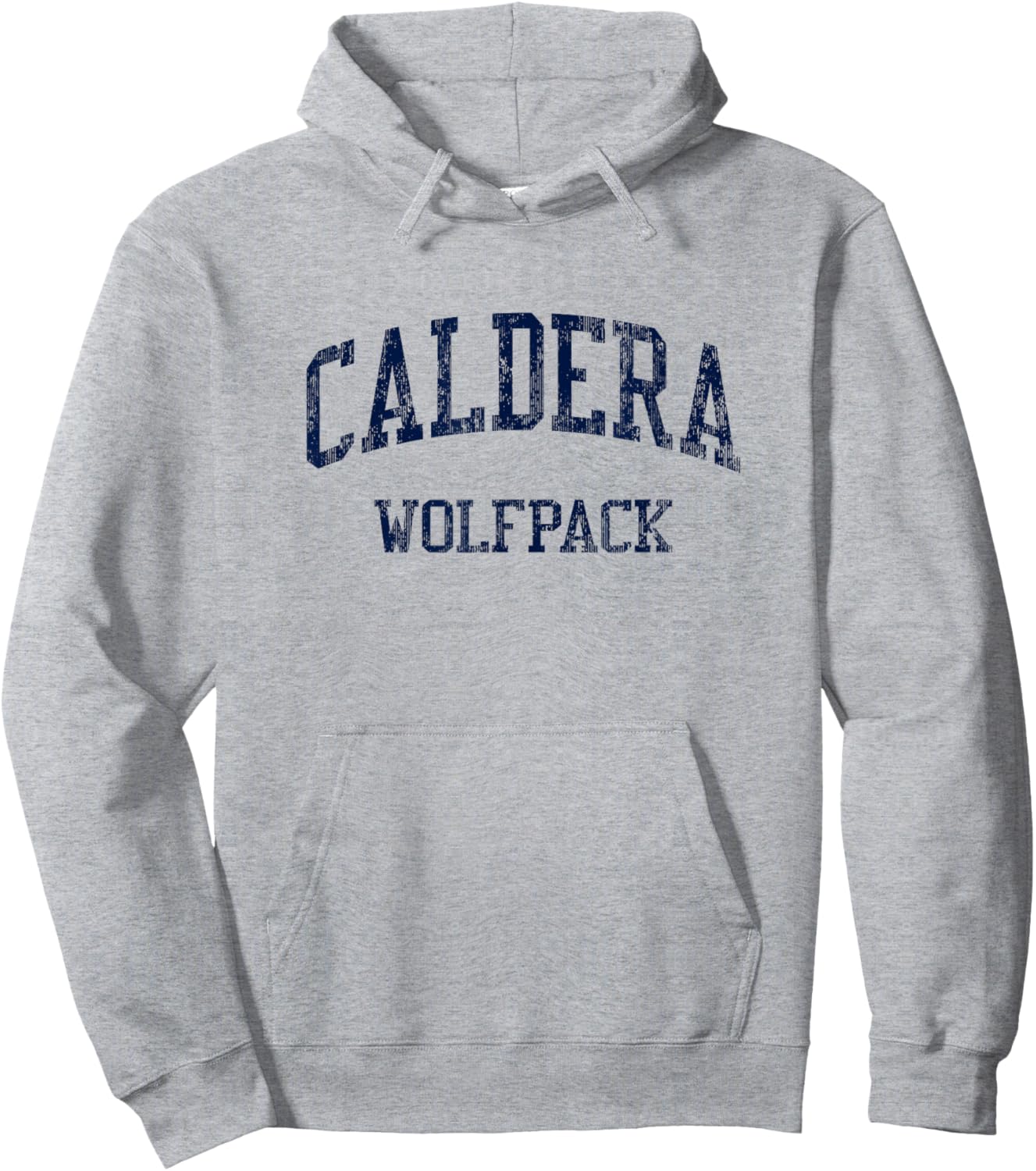 Caldera High School HS Bend OR Vintage Sports Hoodie - Hoodie | Ash