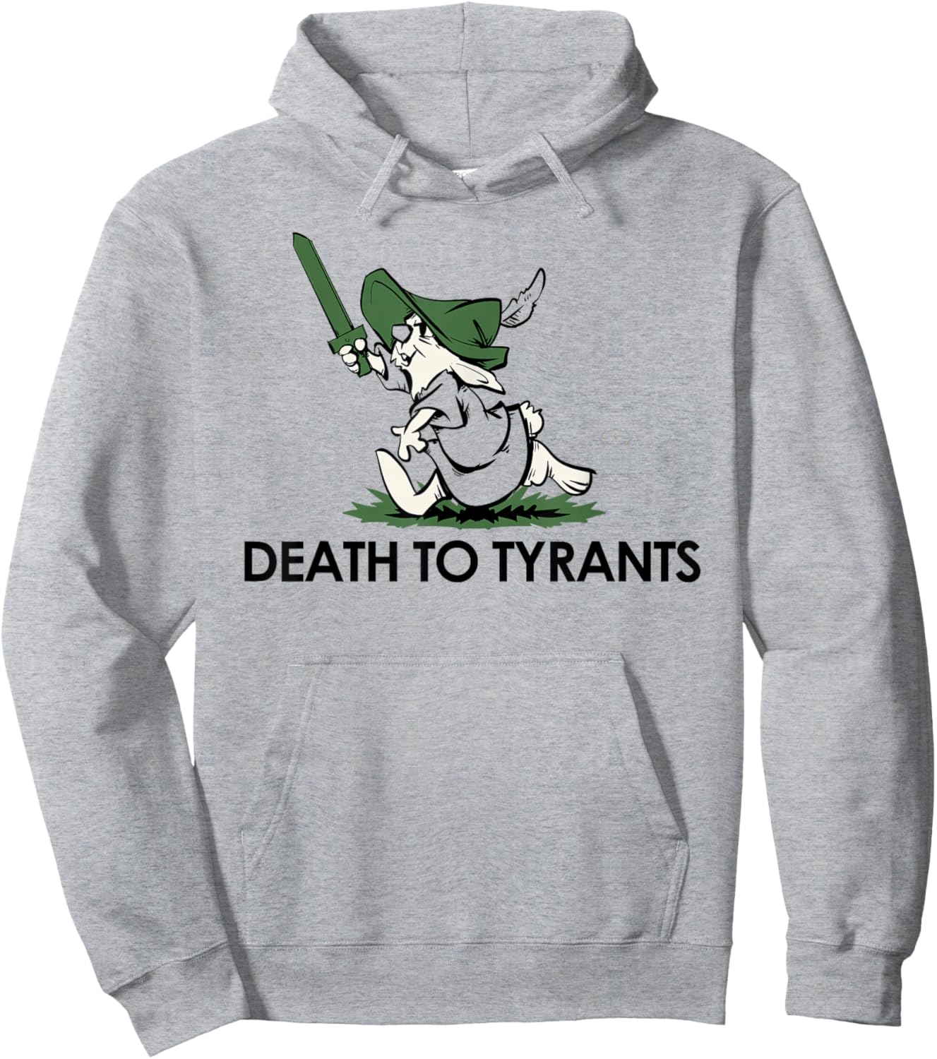Death to Tyrants Hoodie - Hoodie | Ash