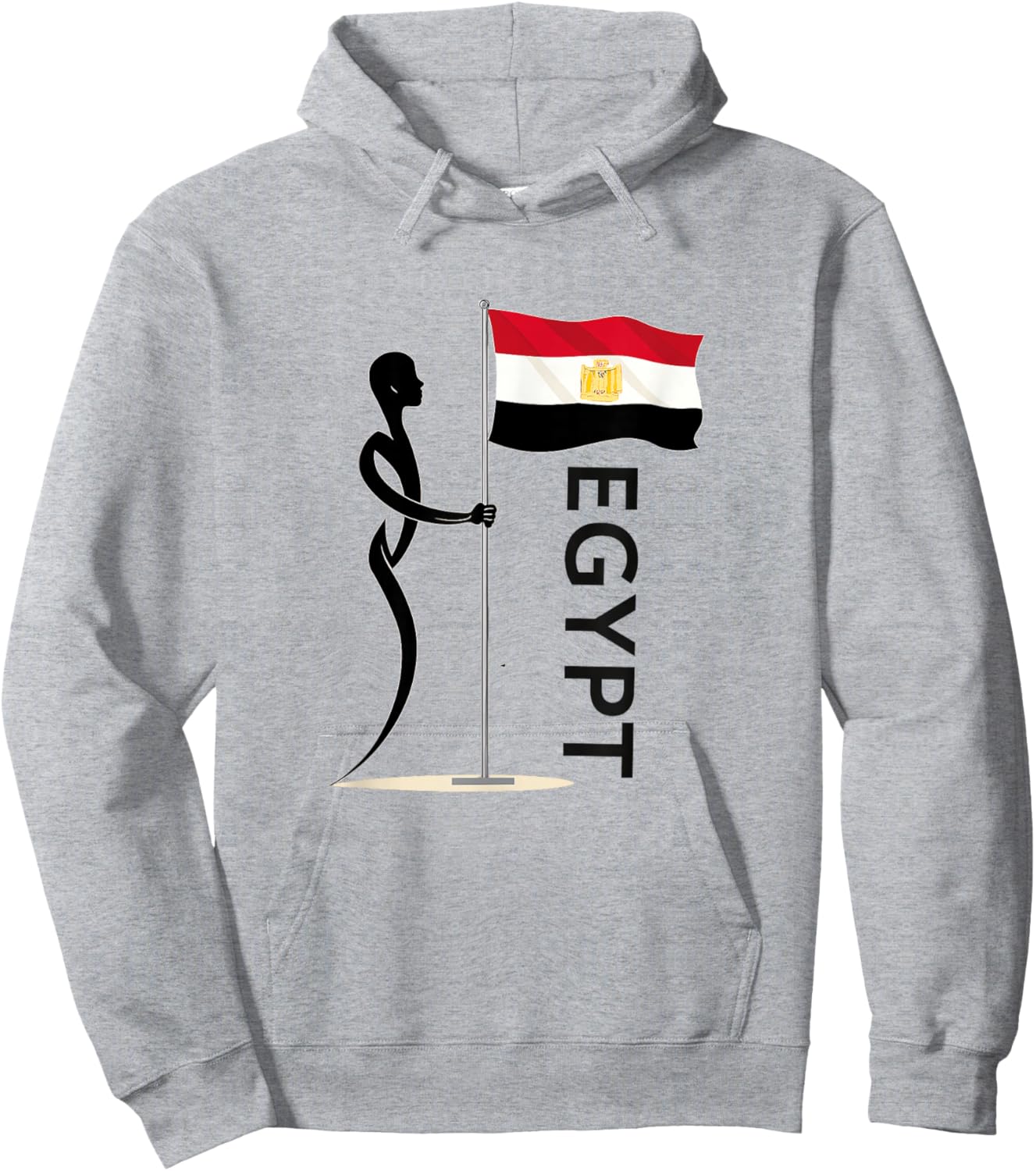 Egyptian Shirt Flag Egypt Women Kids Hoodie - Hoodie | Ash
