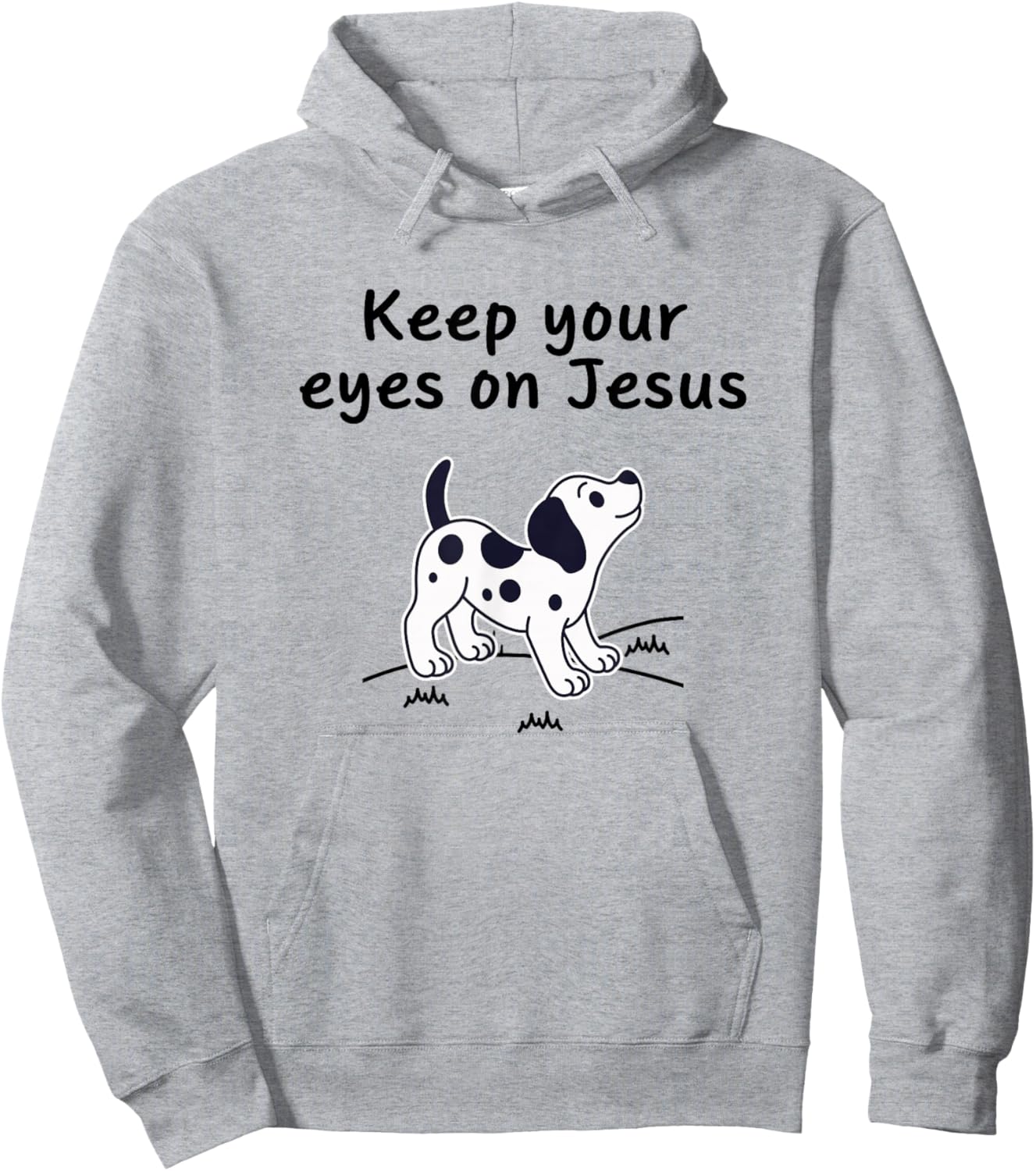 Keep Your Eyes ON Jesus, Christian Kid Dog Hoodie - Hoodie | Ash