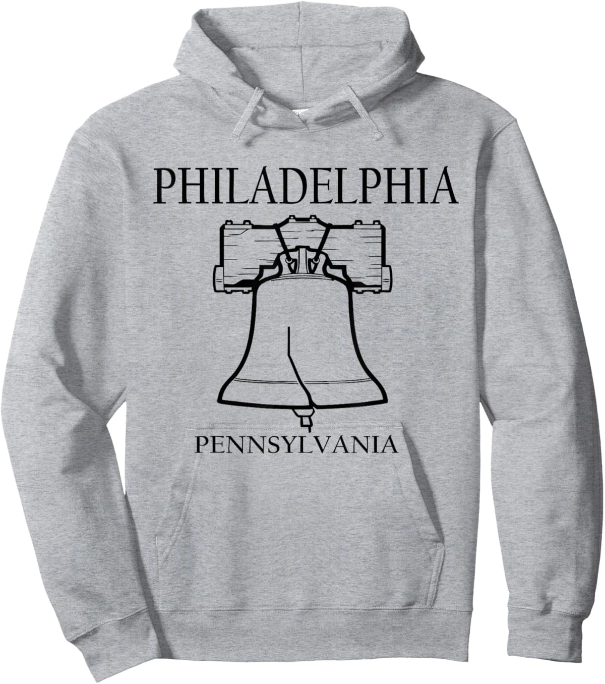 Philadelphia Pennsylvania Minimalist City Travel Souvenir Hoodie - Hoodie | Ash