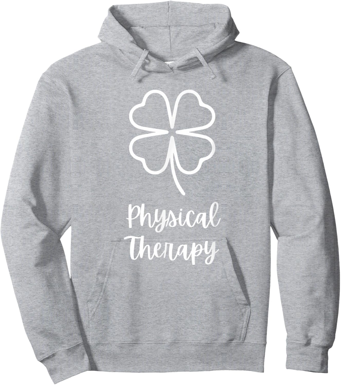 Physical Therapy St. Patrick's Day Irish Shamrock Therapist Hoodie - Hoodie | Ash