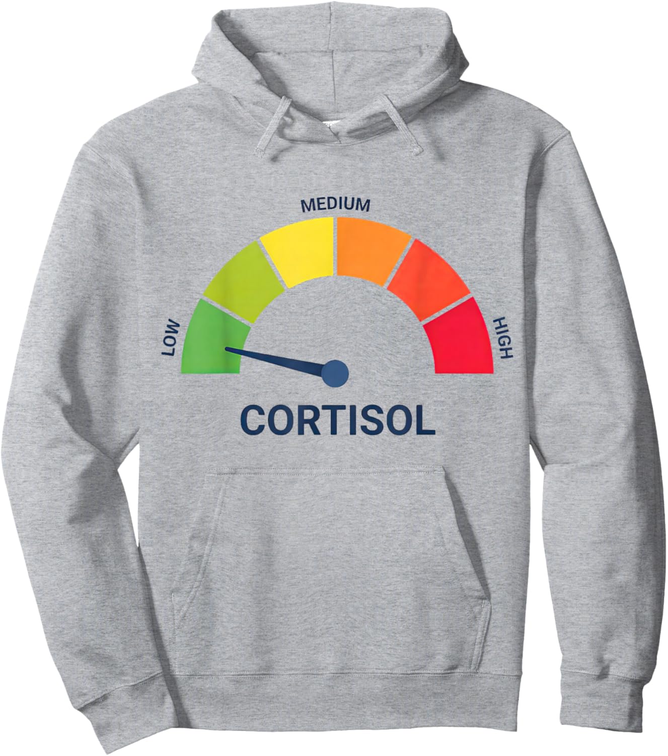 Funny Low Cortisol Levels v Meme Hoodie - Hoodie | Ash