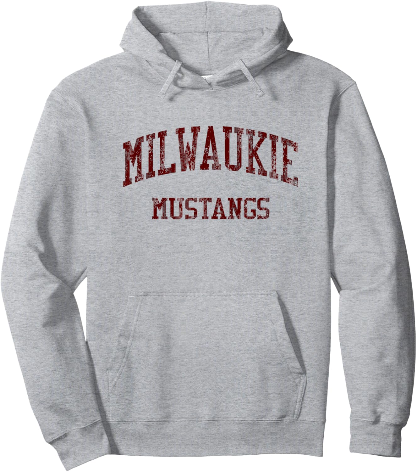 Milwaukie High School HS Milwaukie OR Vintage Sports Hoodie - Hoodie | Ash