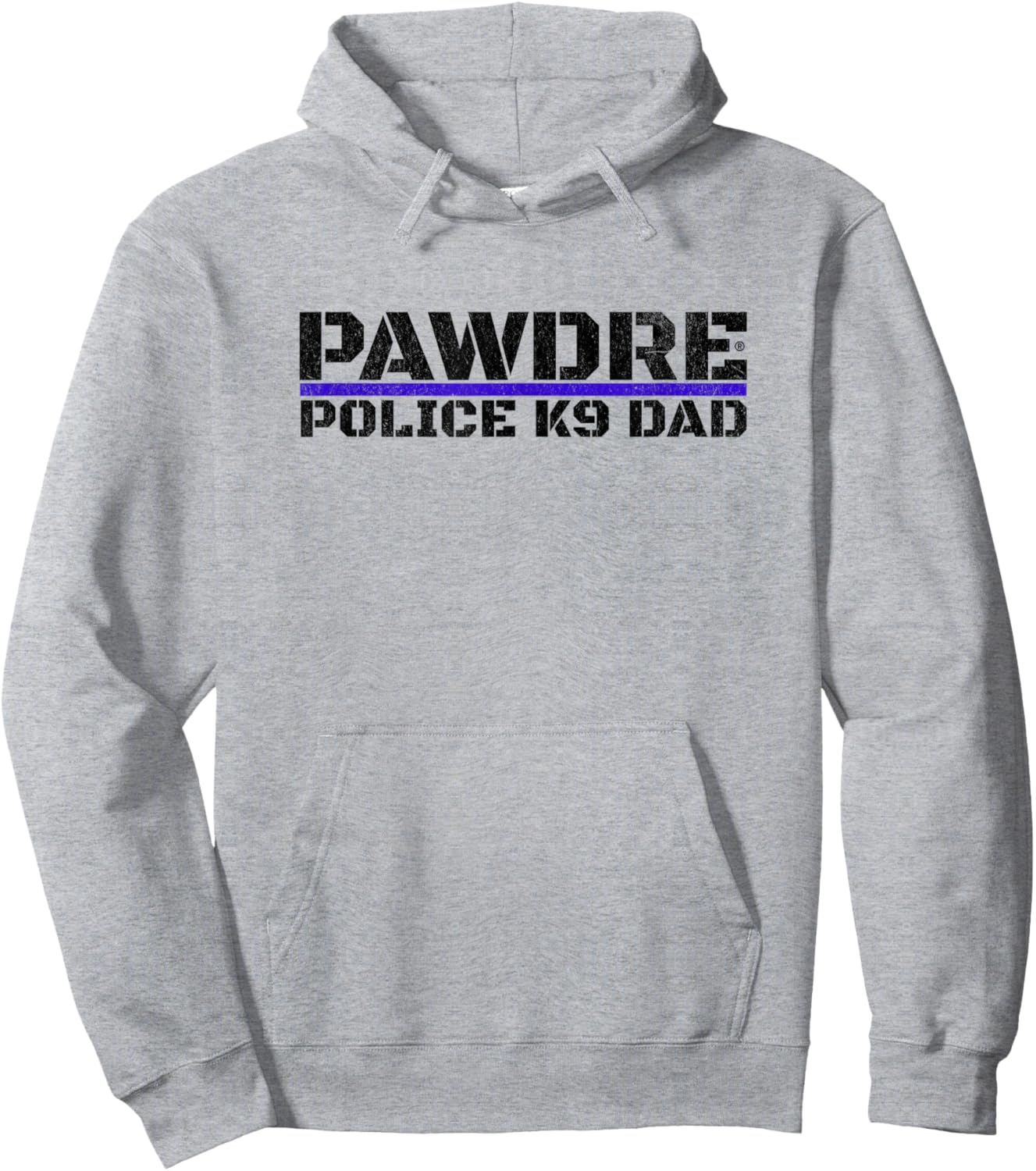 Police K9 Dog Dad for Law Enforcement Hoodie - Hoodie | Ash