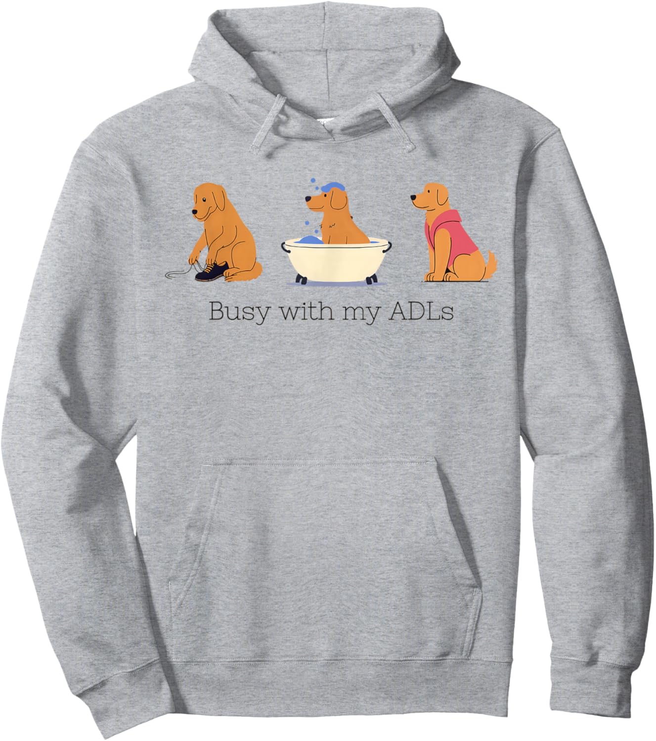 Women Busy with My ADLs Occupational Therapy OT OTA COTA Hoodie - Hoodie | Ash