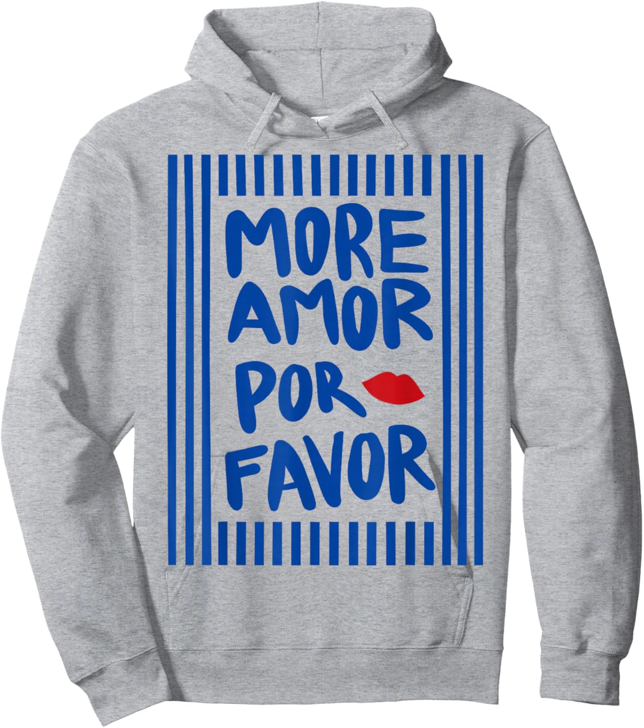 More Amor POR Favor X KISS - More Love Selflove Hoodie - Hoodie | Ash