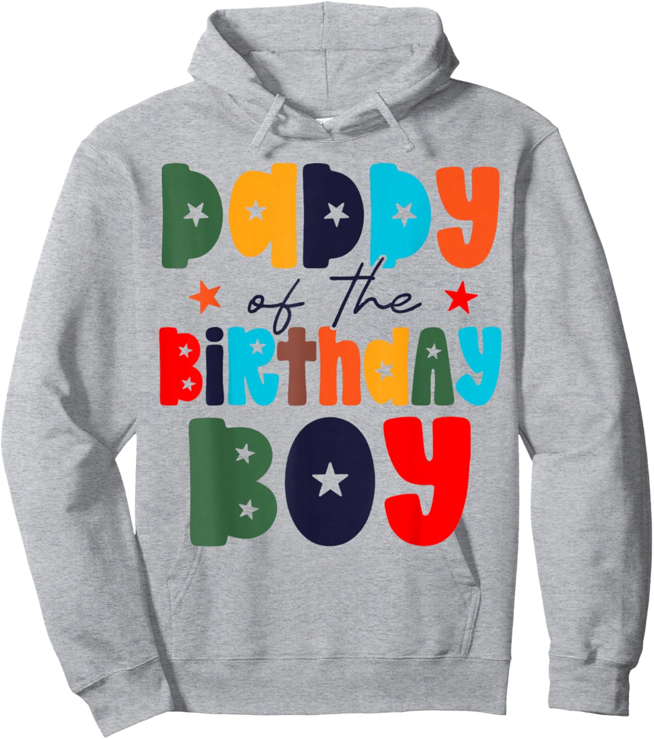 Dad of The Birthday Boy Matching Family Birthday Party Hoodie - Hoodie | Ash