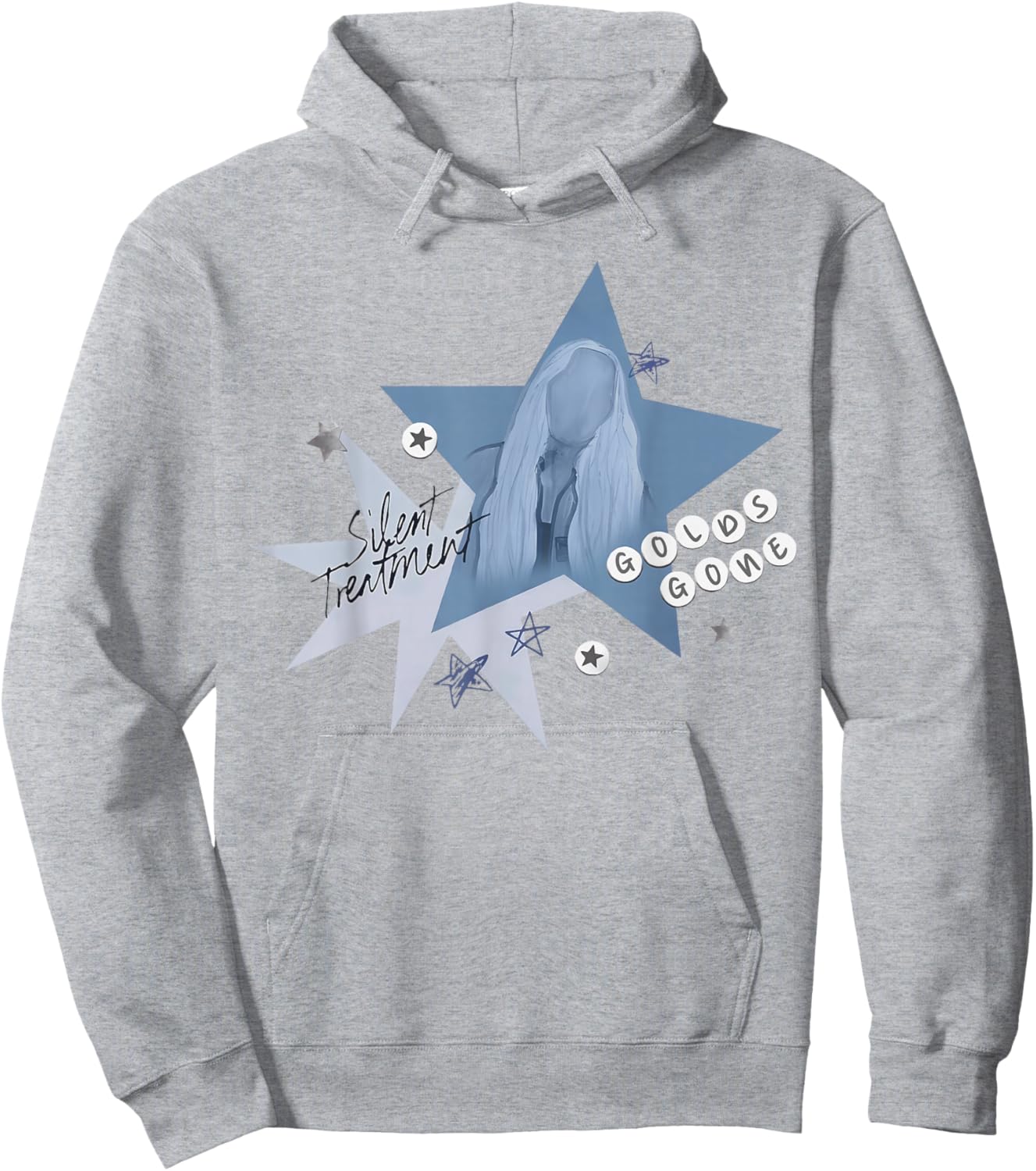 Retro Silent Treatment Golds Gone 2026 Music Lovers Hoodie - Hoodie | Ash