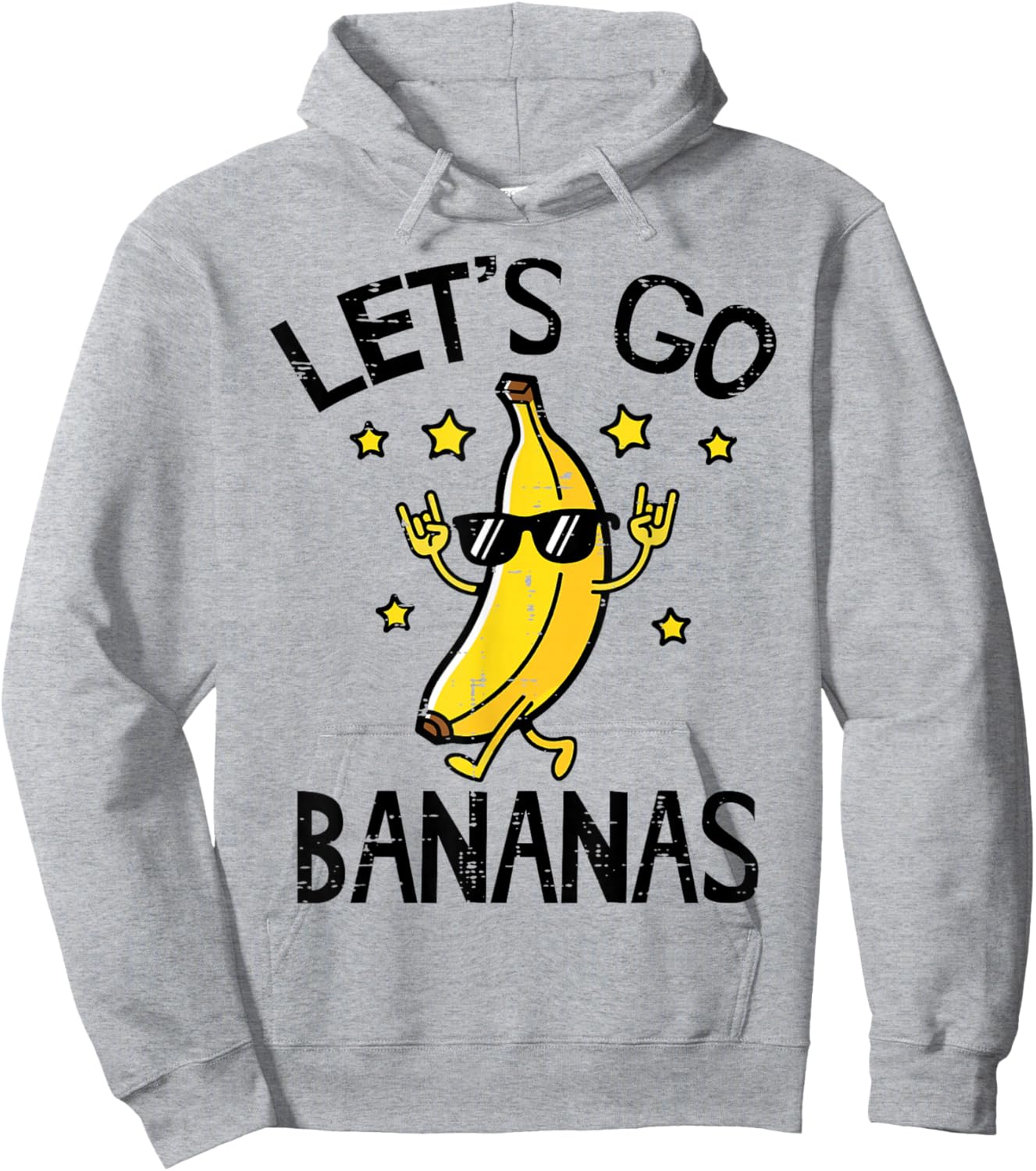 Let's Go Banana Funny Men Women Kids Boys Girls Youth Teen Hoodie - Hoodie | Ash