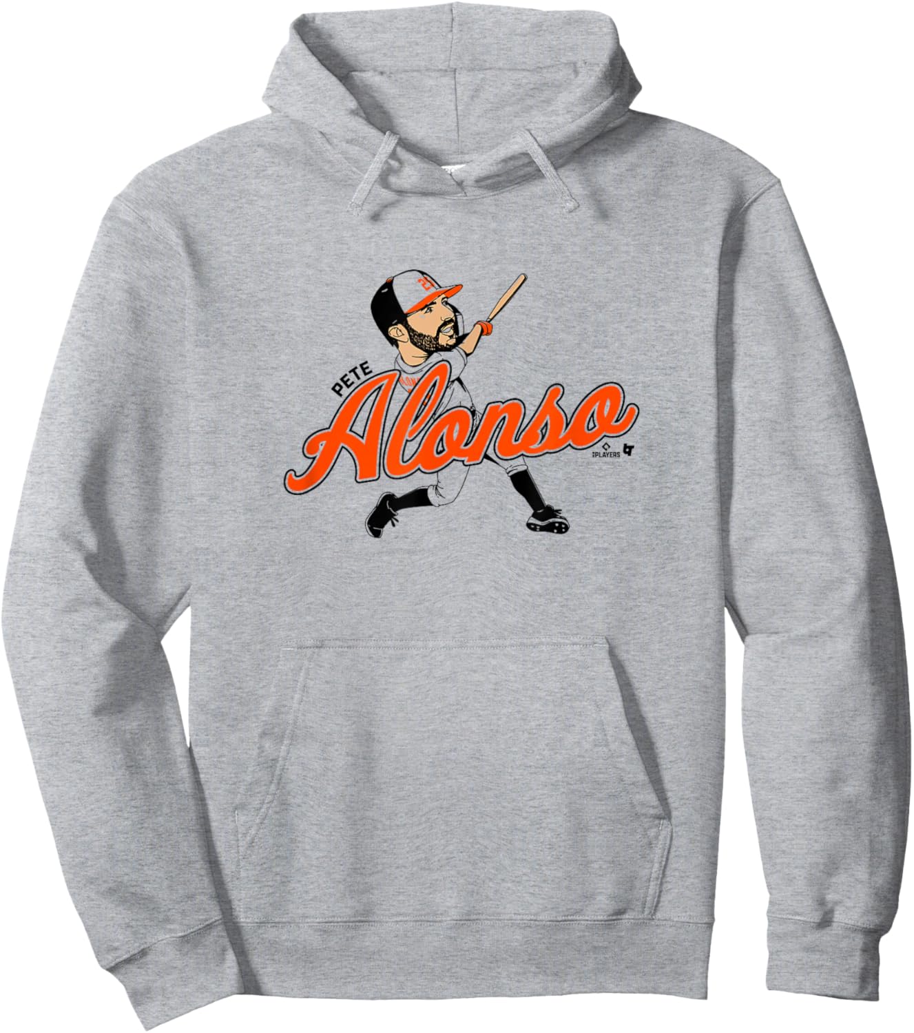 Pete Alonso - Caricature - Baltimore Baseball Hoodie - Hoodie | Ash