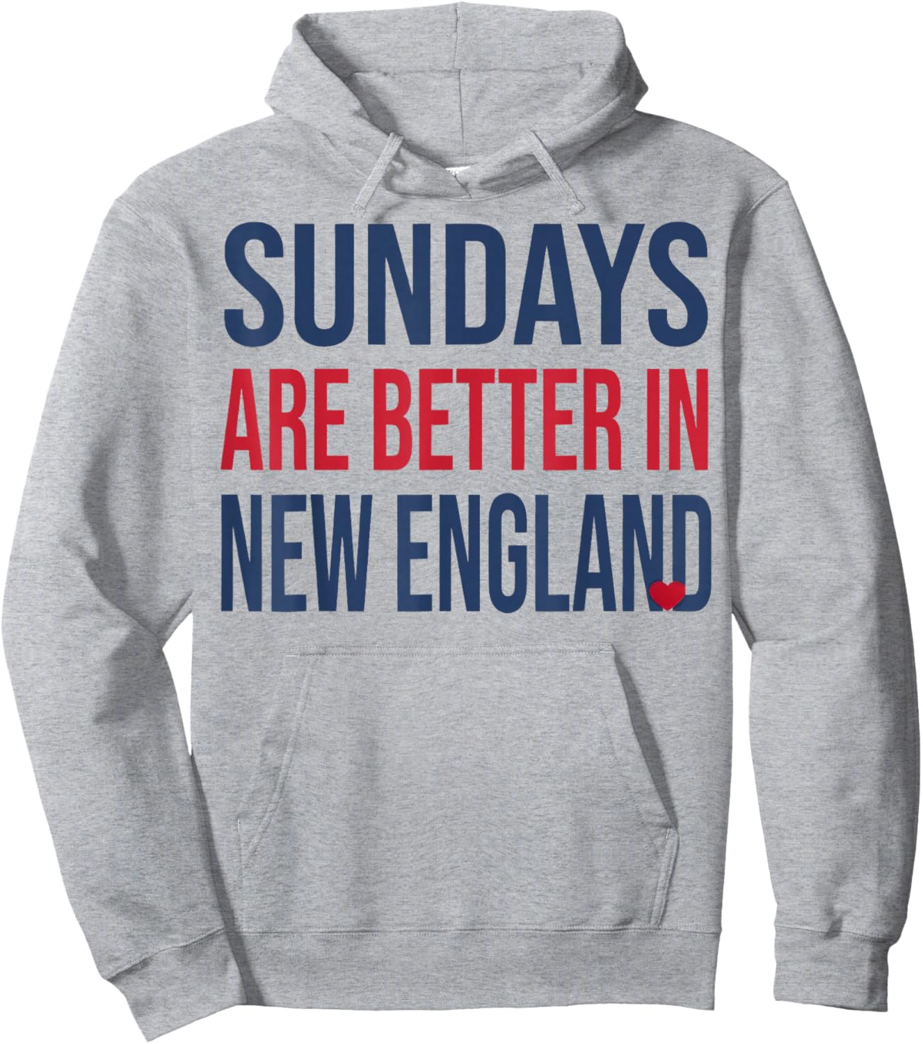 Funny Sunday are Better in New England Hoodie - Hoodie | Ash