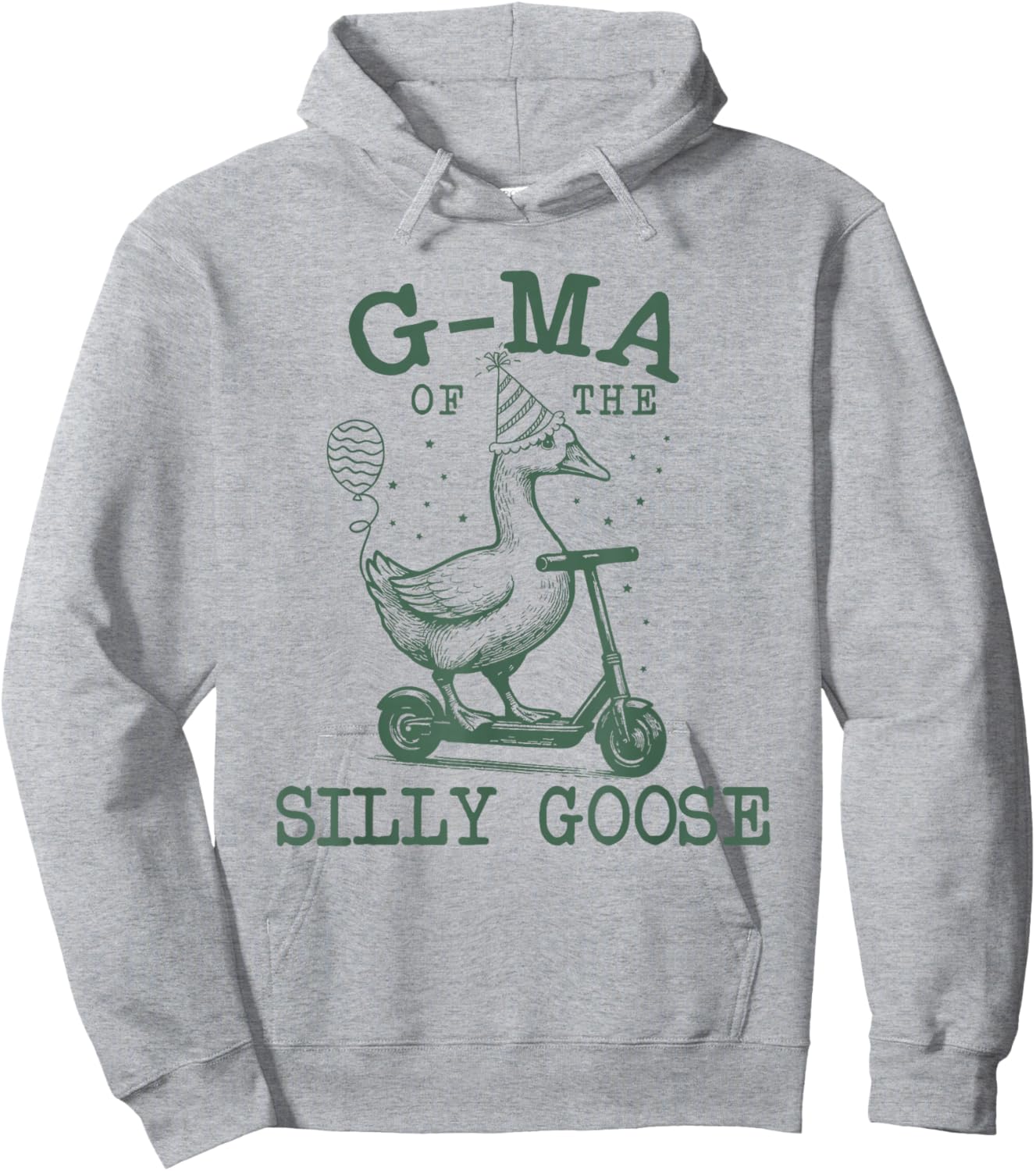 G Ma of The Silly Goose First Birthday Family Matching Hoodie - Hoodie | Ash