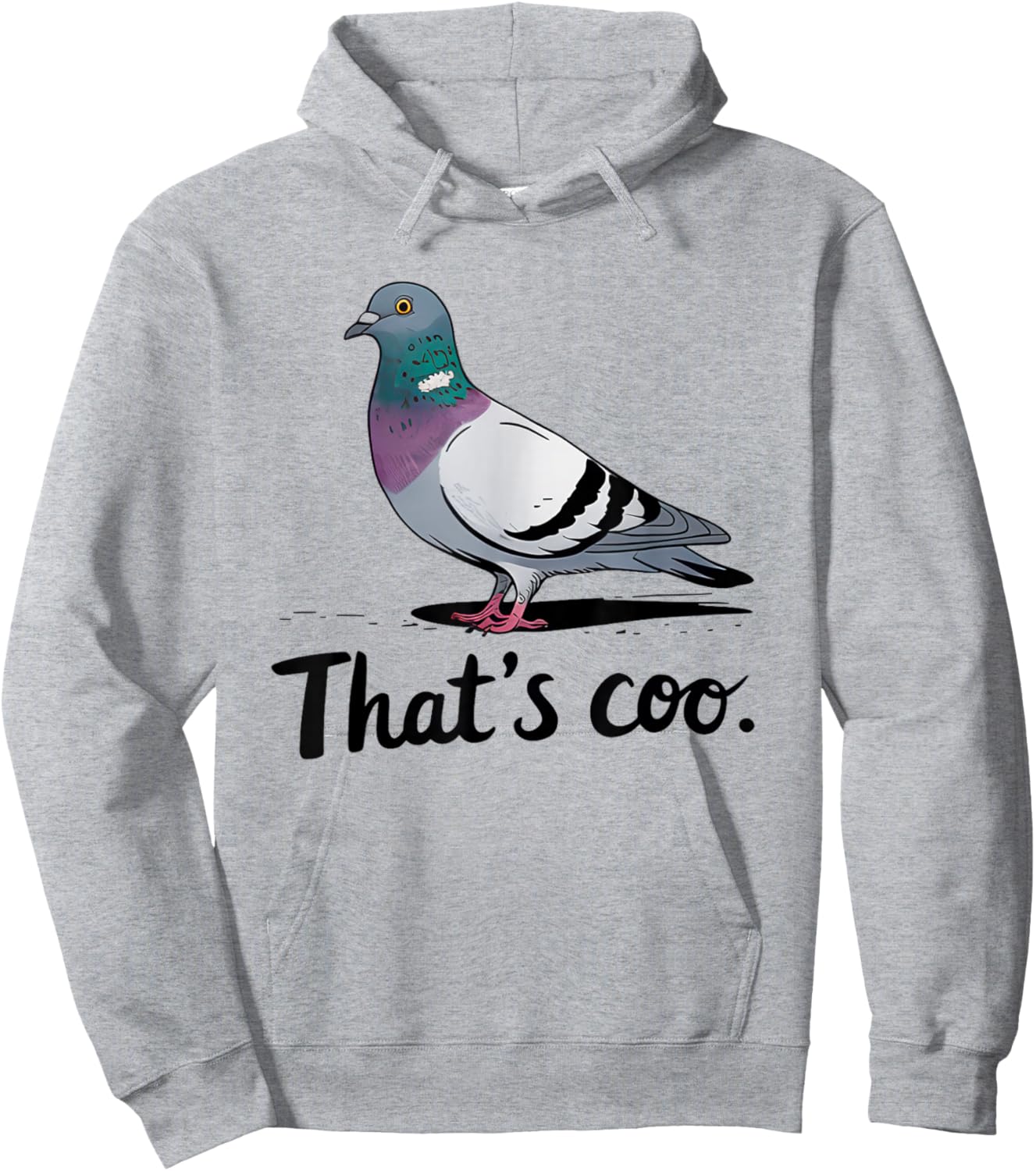 That's coo Pigeon Funny Birds Owner Animal Lover Hoodie - Hoodie | Ash