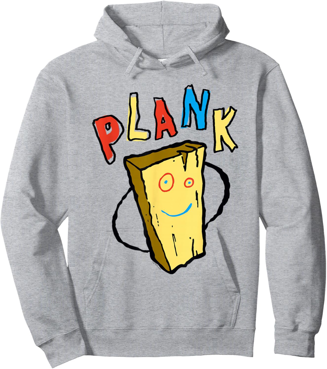 Ed, EDD N Eddy Hand Drawn Plank Illustration Retro Cartoon Hoodie - Hoodie | Ash