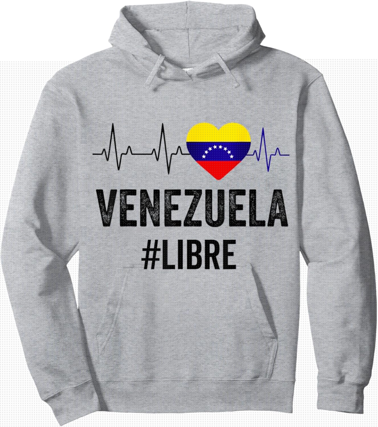 Venezuela Libre Flag Pride Bandera Venezolana Camiseta Root Hoodie - Hoodie | Ash