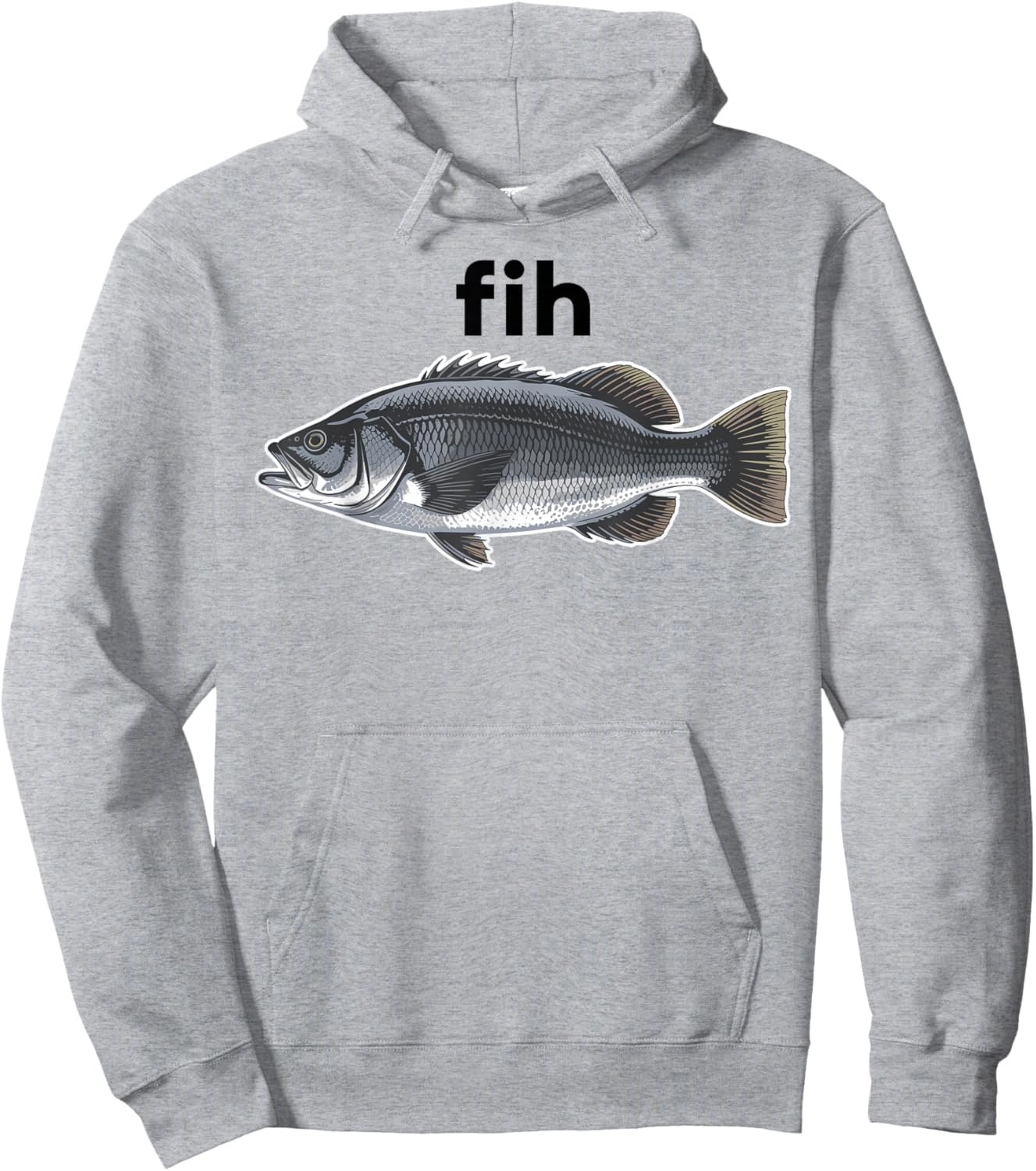 Fih Fish Funny Misspelled Fish Shoes Meme Fih Calling Humor Hoodie - Hoodie | Ash