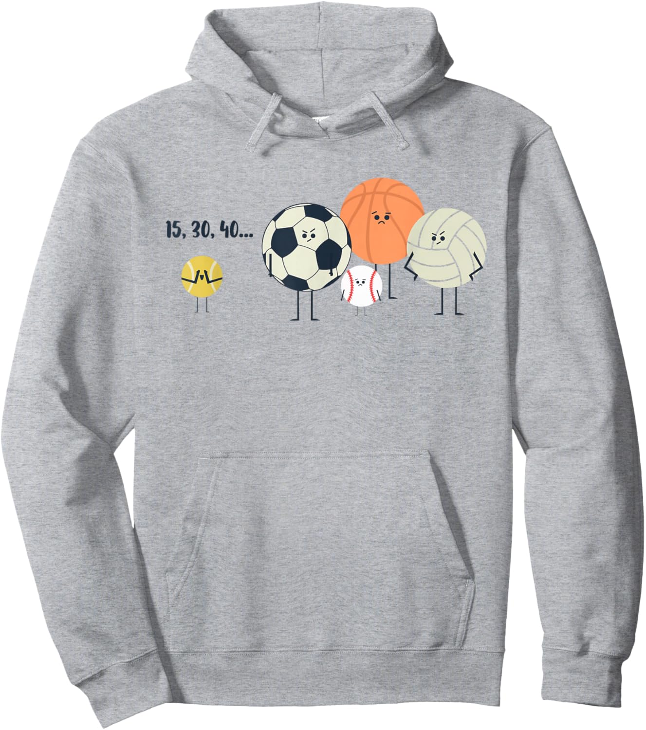 Sports Joke - Funny Sports Design Sports Match Tournament Hoodie - Hoodie | Ash