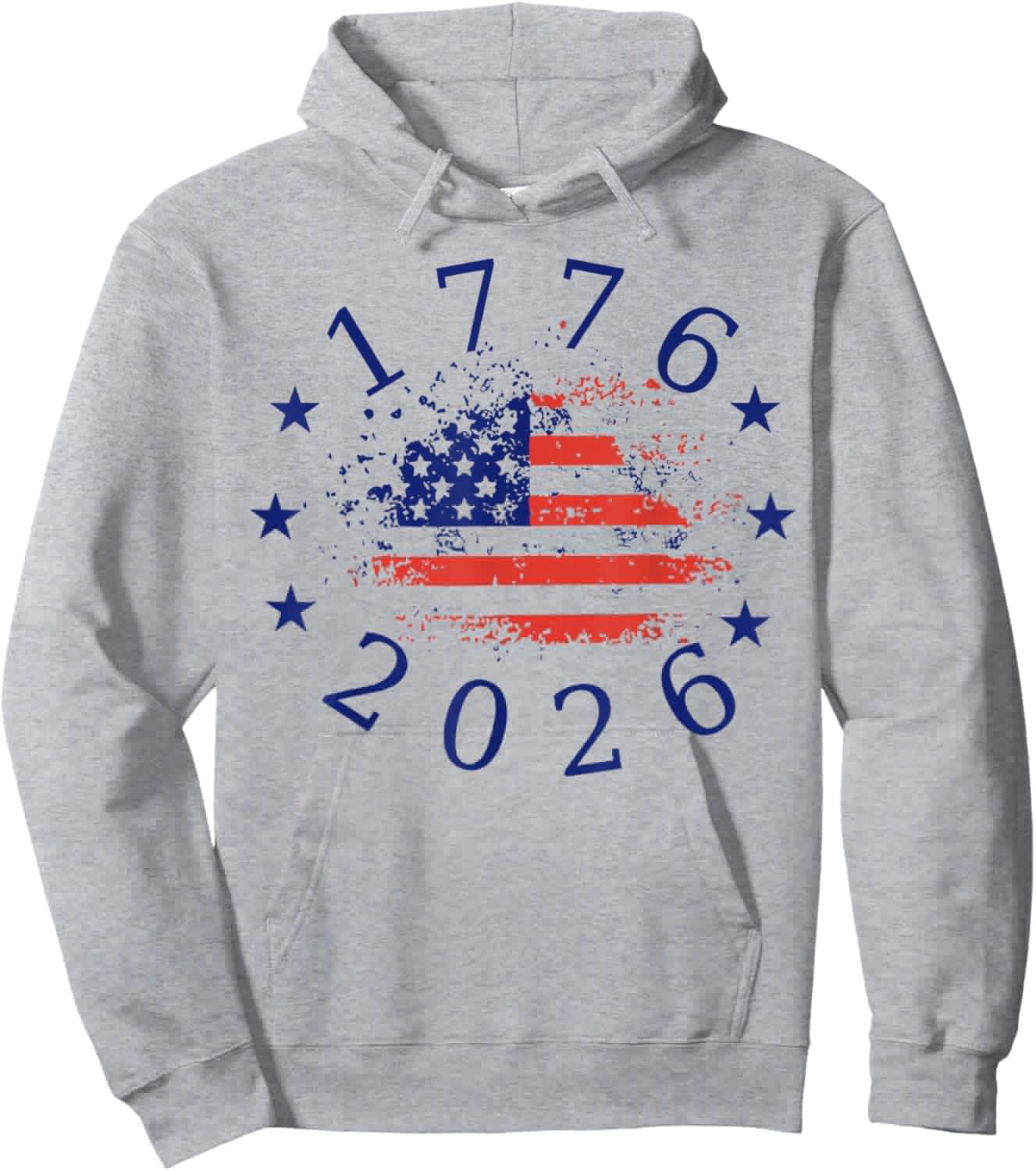 250 Years American 250th Anniversary 1776-2026 4th of July Hoodie - Hoodie | Ash