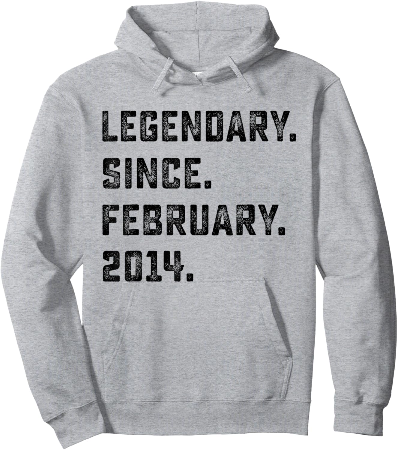 12th Birthday Gift Legendary Since February 2014 12 Yrs Old Hoodie - Hoodie | Ash
