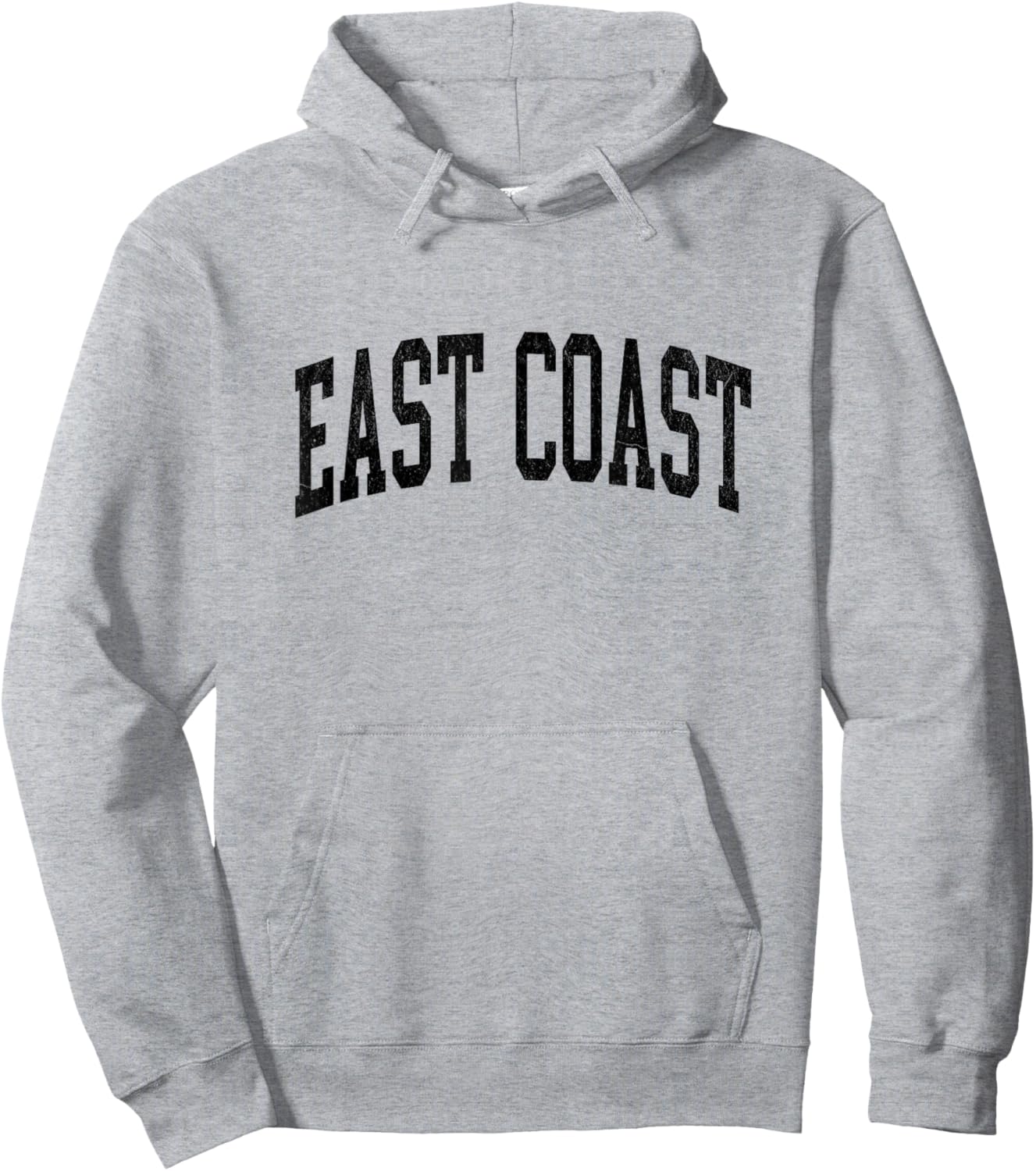 East Coast Vintage Style Hoodie - Hoodie | Ash
