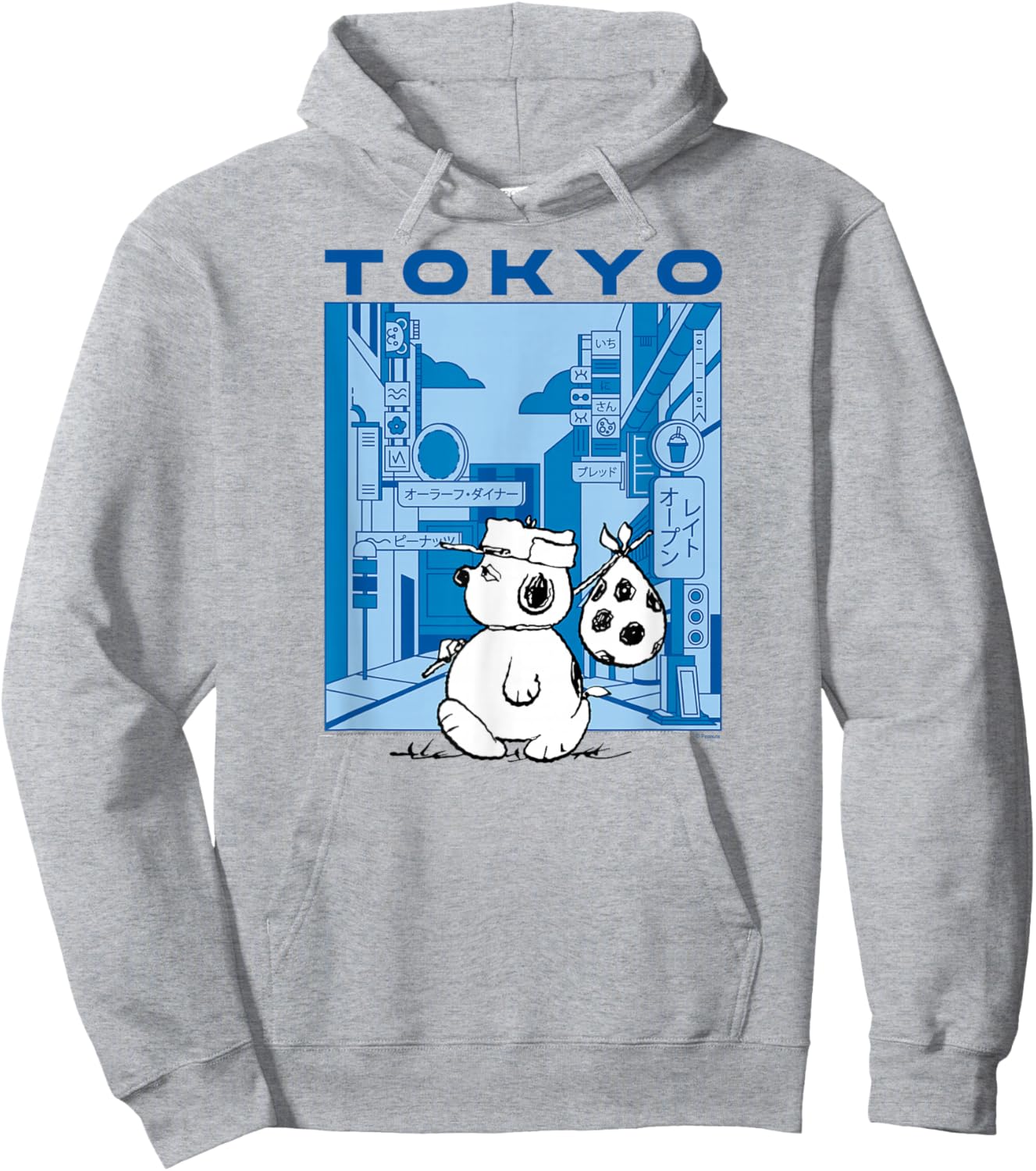 Peanuts - Olaf - Tokyo Street Hoodie - Hoodie | Ash