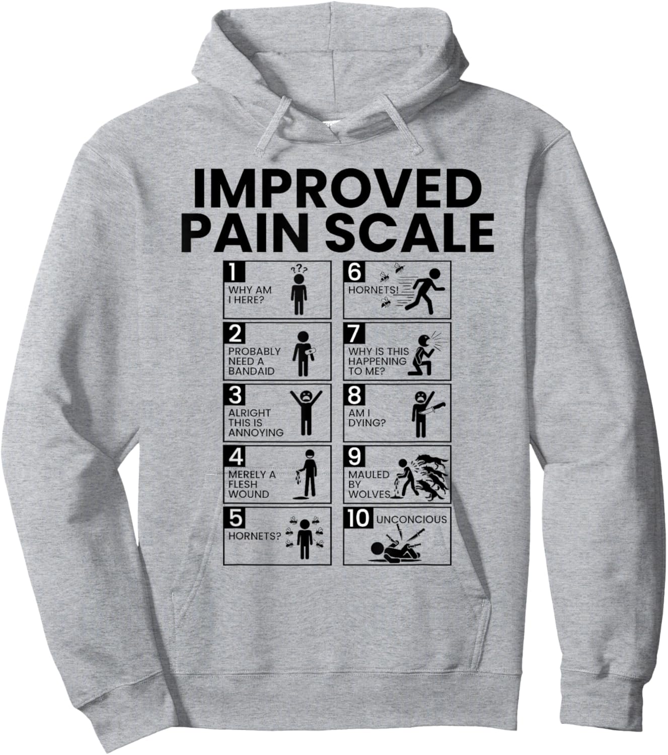 T-Shirt Hoodie - Hoodie | Ash