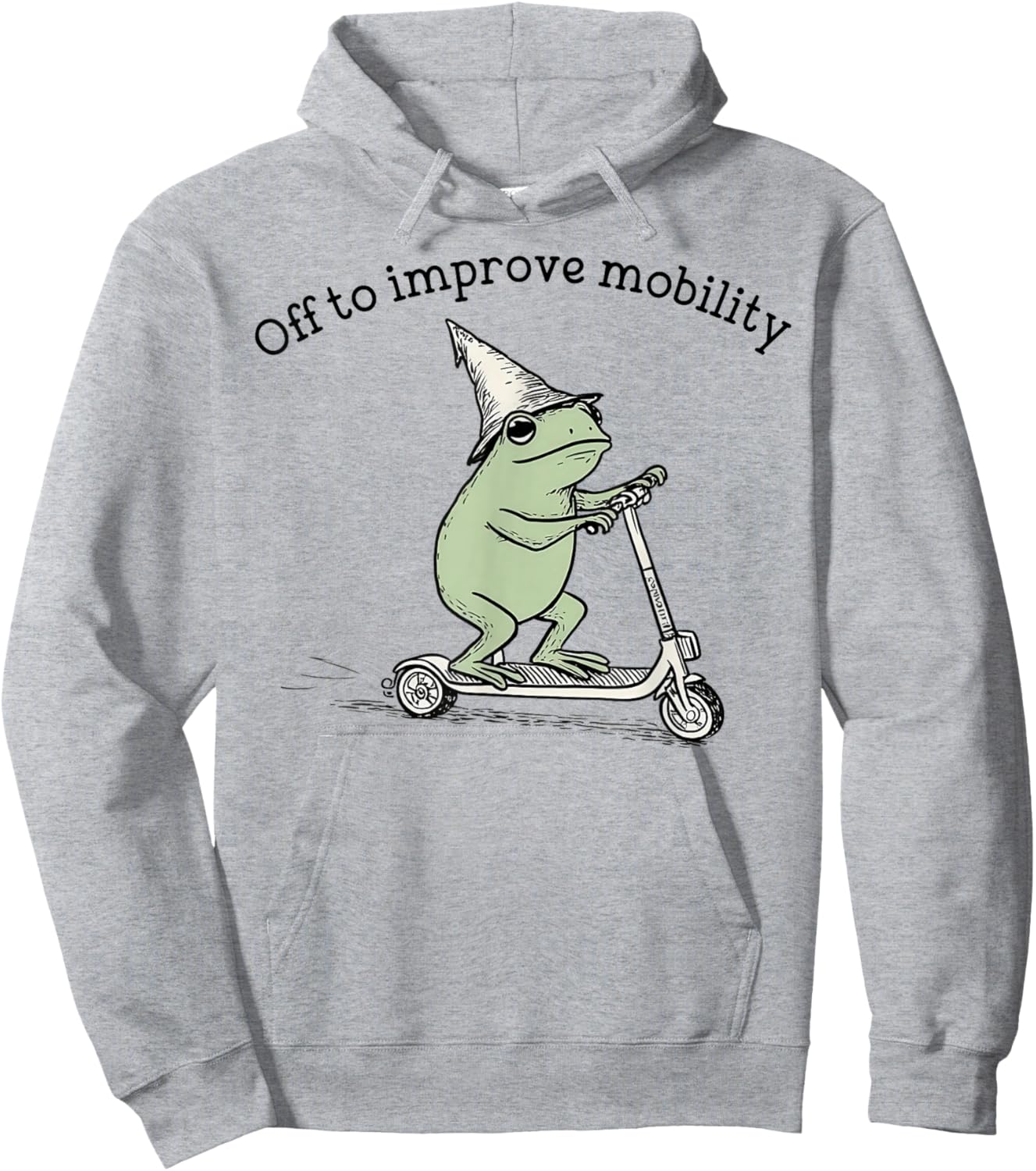 Frog - Off to Improve Mobility Hoodie - Hoodie | Ash