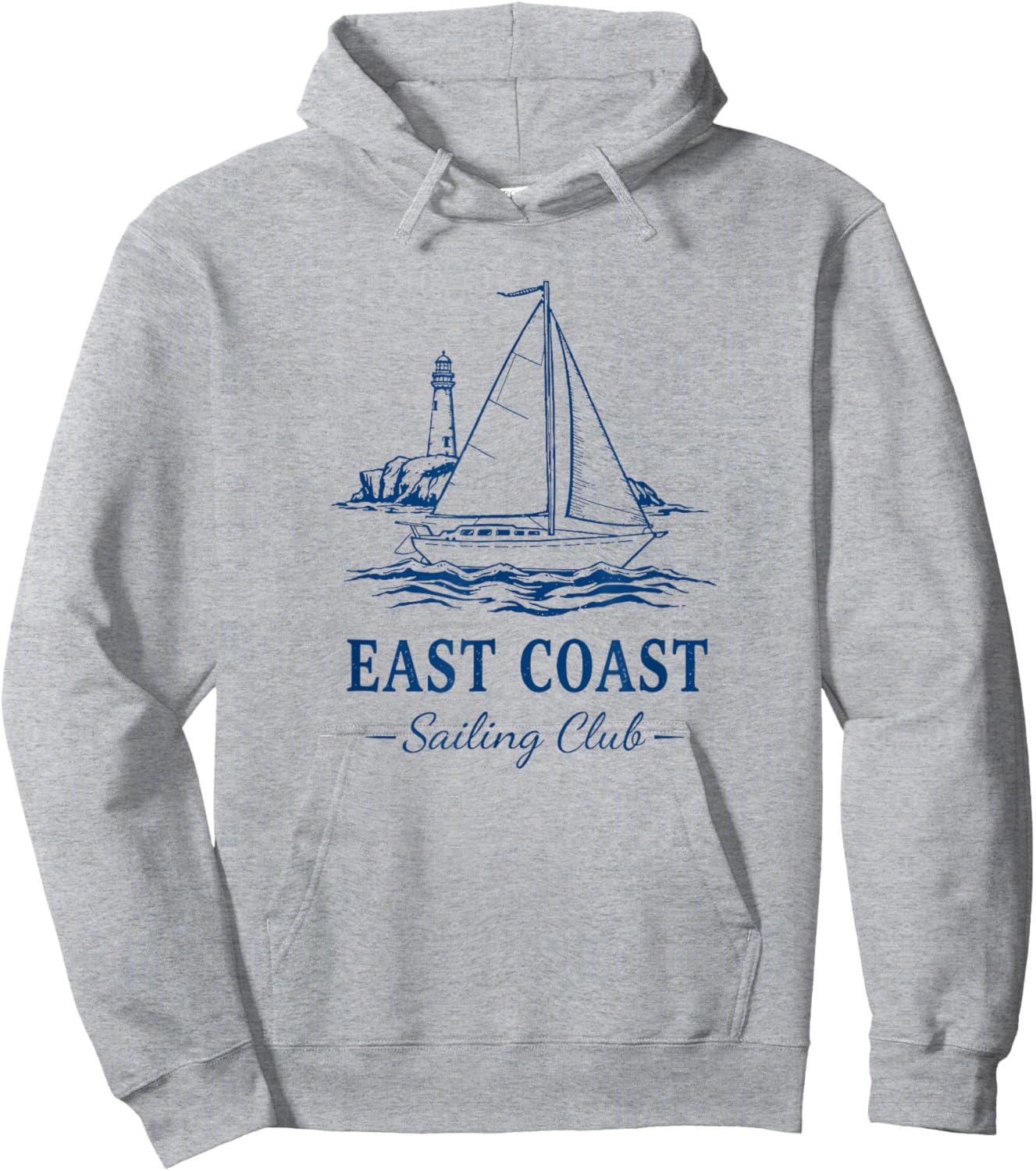 East Coast Sailing Club Hoodie - Hoodie | Ash