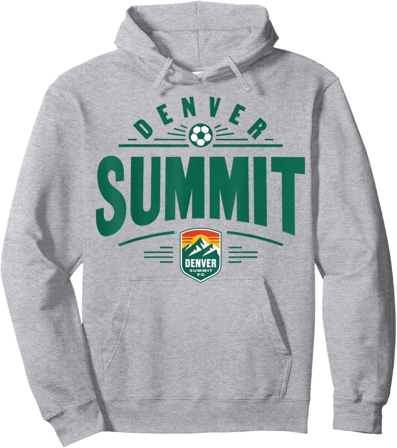 NWSL - Denver Summit - Deco Modern Hoodie - Hoodie | Ash