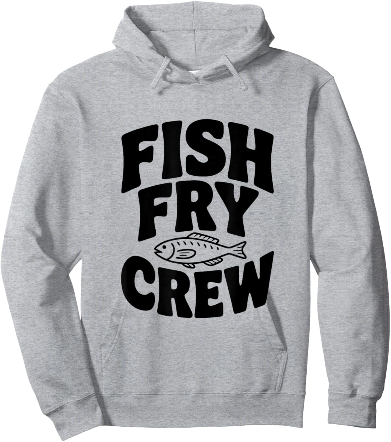 Fish Fry Crew Fishing Lovers Fun Team Hoodie - Hoodie | Ash