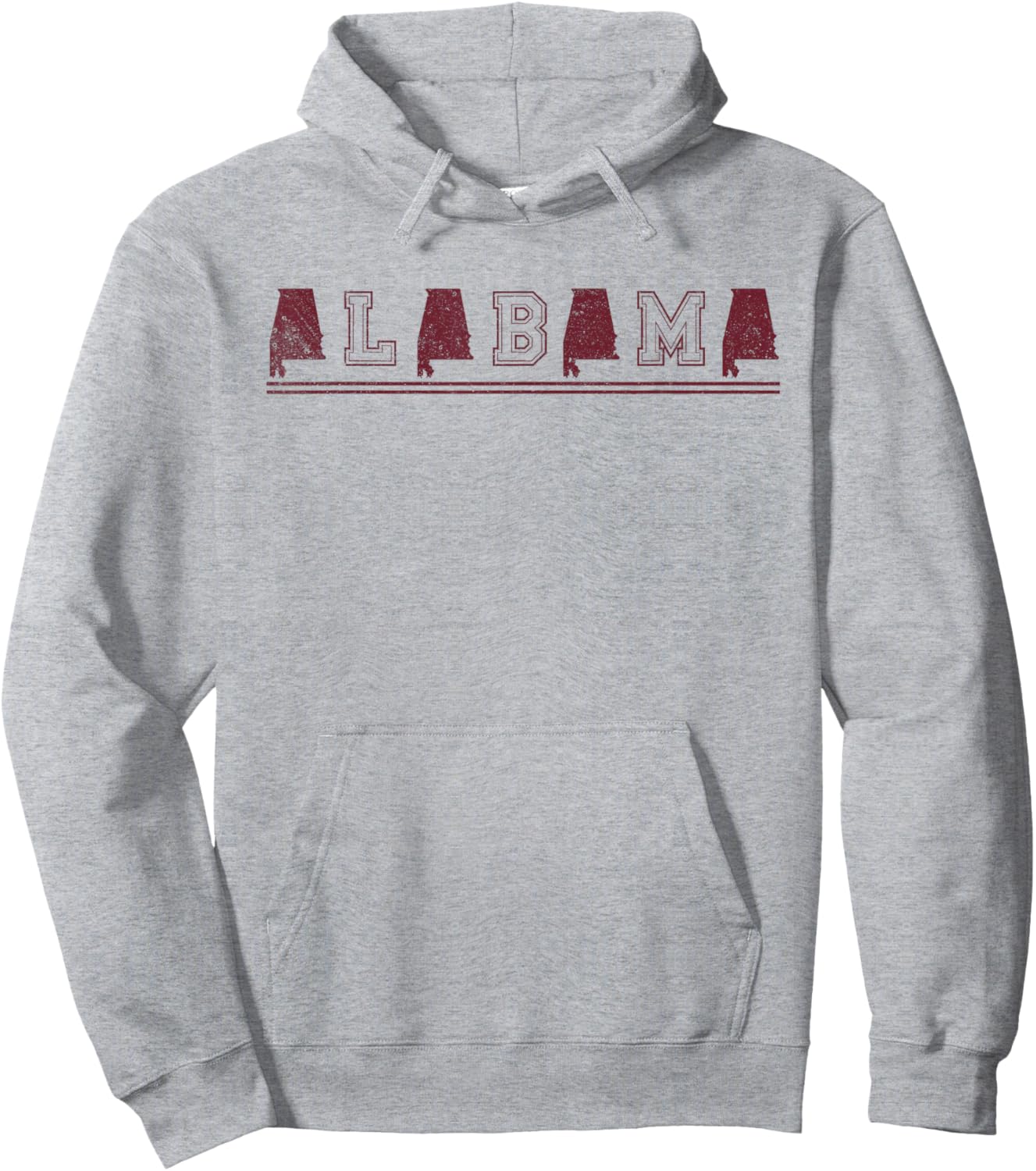 Alabama Retro Vintage Hoodie - Hoodie | Ash