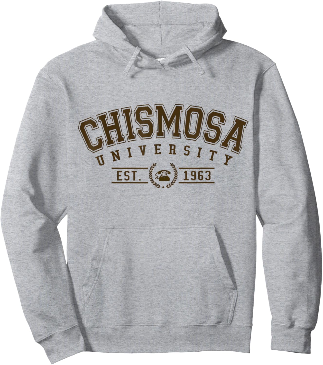 Chismosa University Est.1963, Funny Latina College-Style Hoodie - Hoodie | Ash