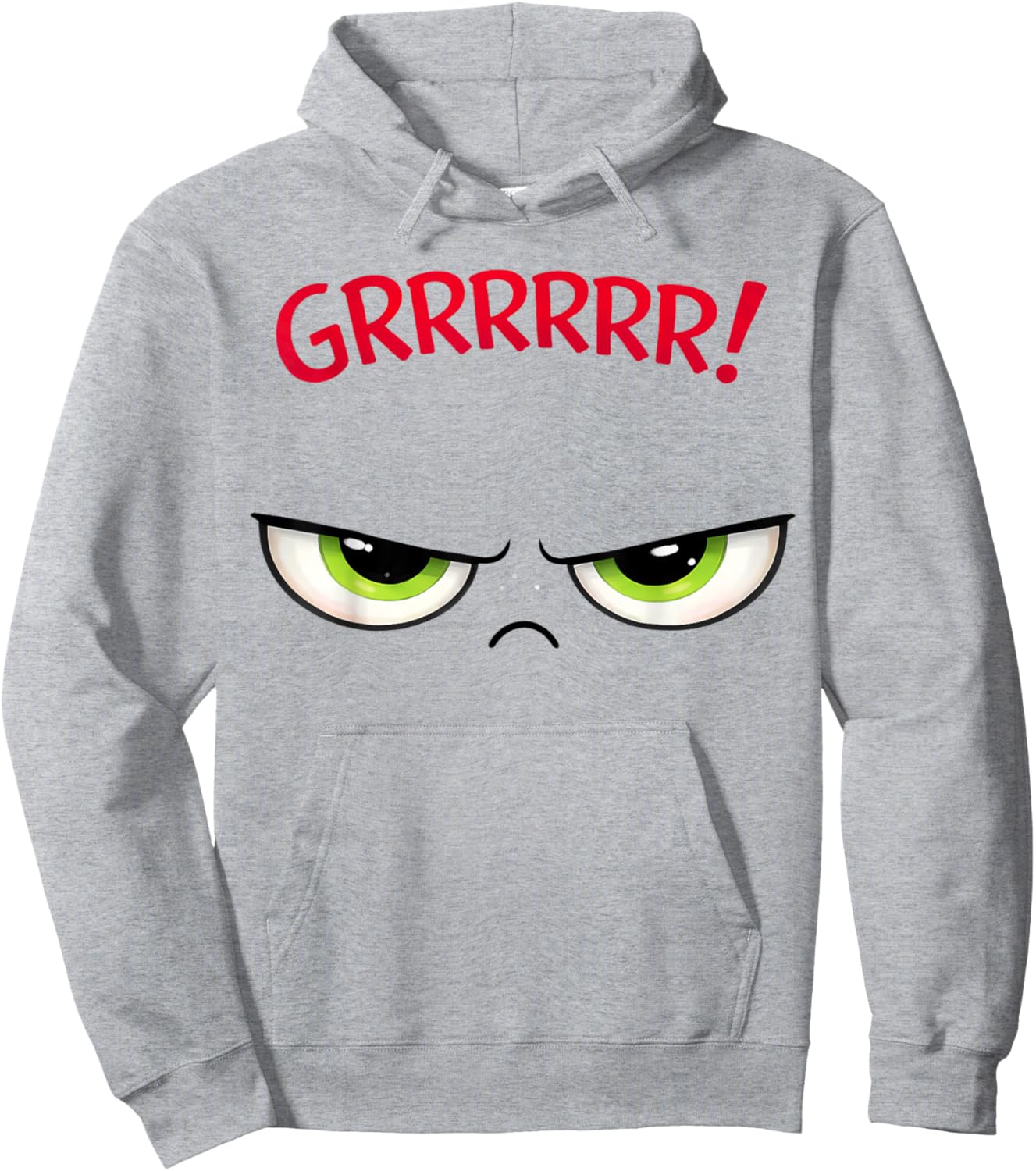 The Green Sour Grape Grrrrrrr Kids Costume Hoodie - Hoodie | Ash